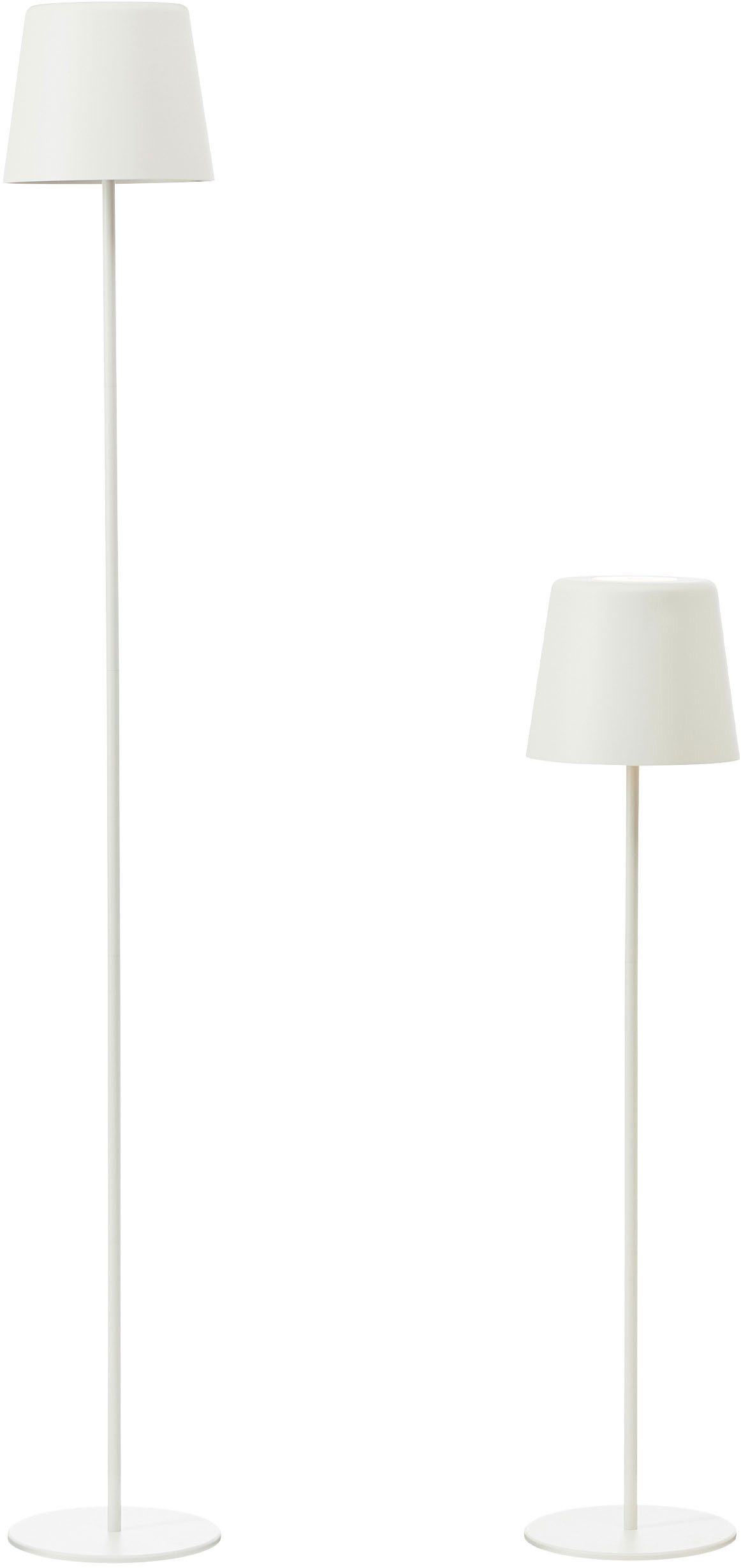 Brilliant Leuchten Led-vloerlamp voor buiten Kaami - mobiele LED buiten vloerlamp