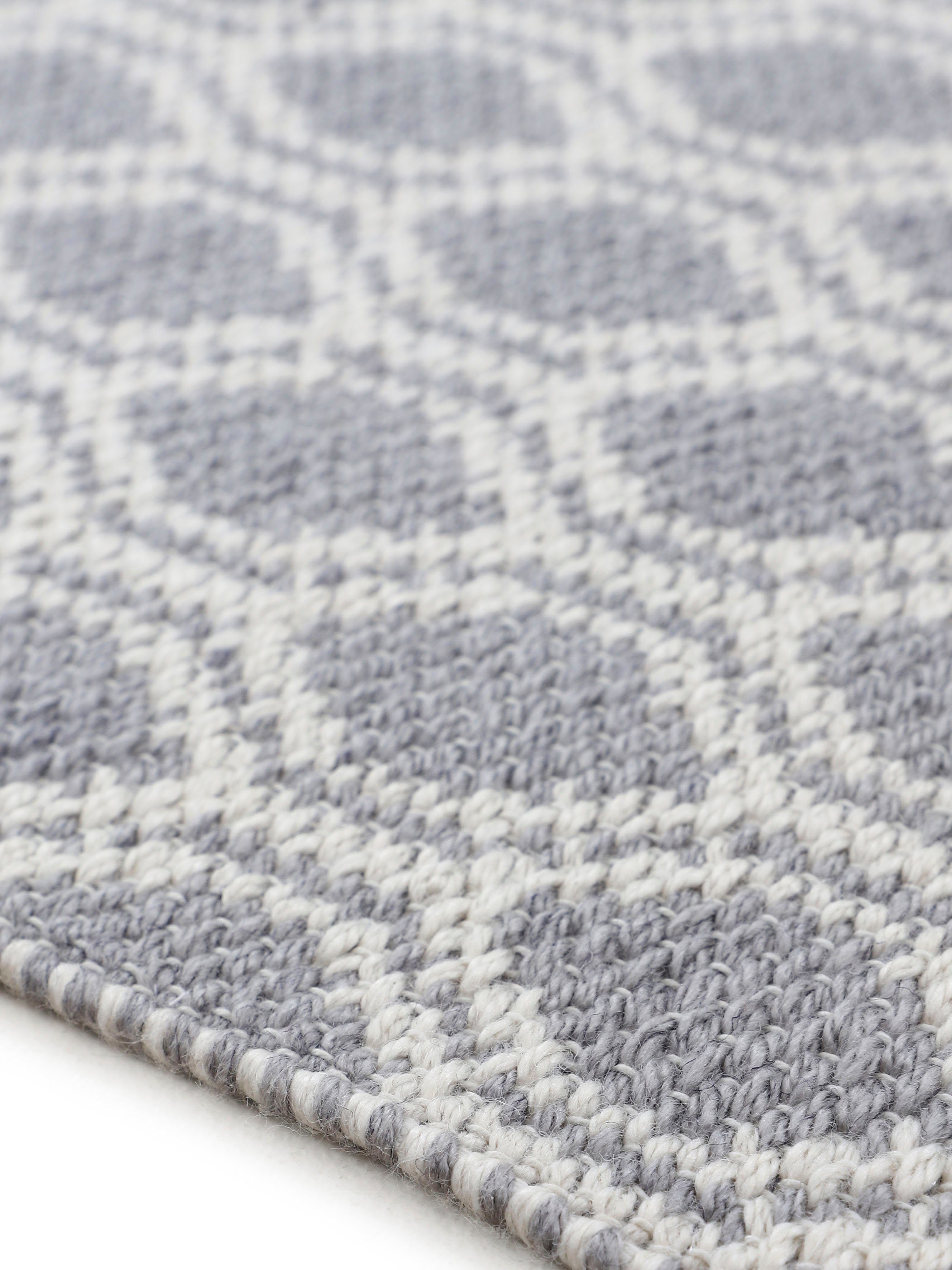 carpetfine Vloerkleed Frida 204 Omkeerbaar tapijt, 100% gerecycled materiaal (PET), vlakweefsel, sisal uitstraling