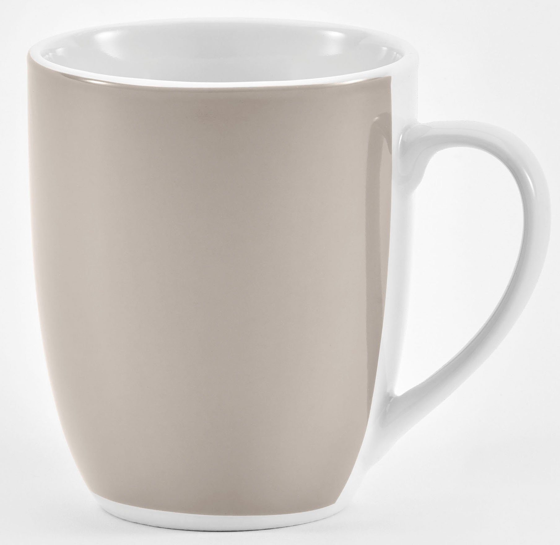 van Well Beker Vario vaatwasmachine- en magnetronbestendig(set, 6-delig) koffie & thee wit