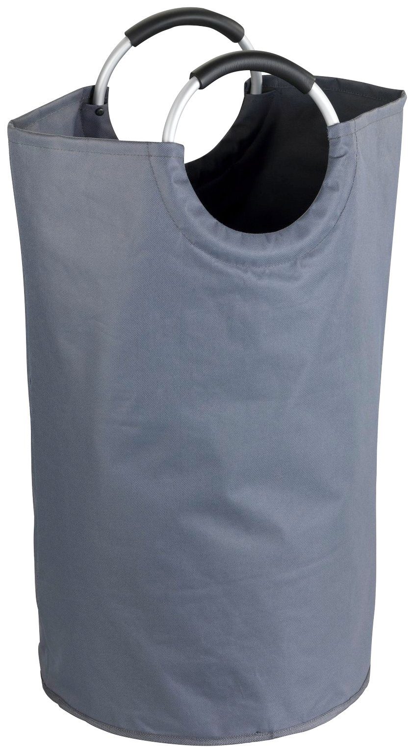 WENKO Waszak Jumbo Wasmand, afmetingen (B/D x H): Ø 38 x 72 cm (1 stuk) wasmanden grijs