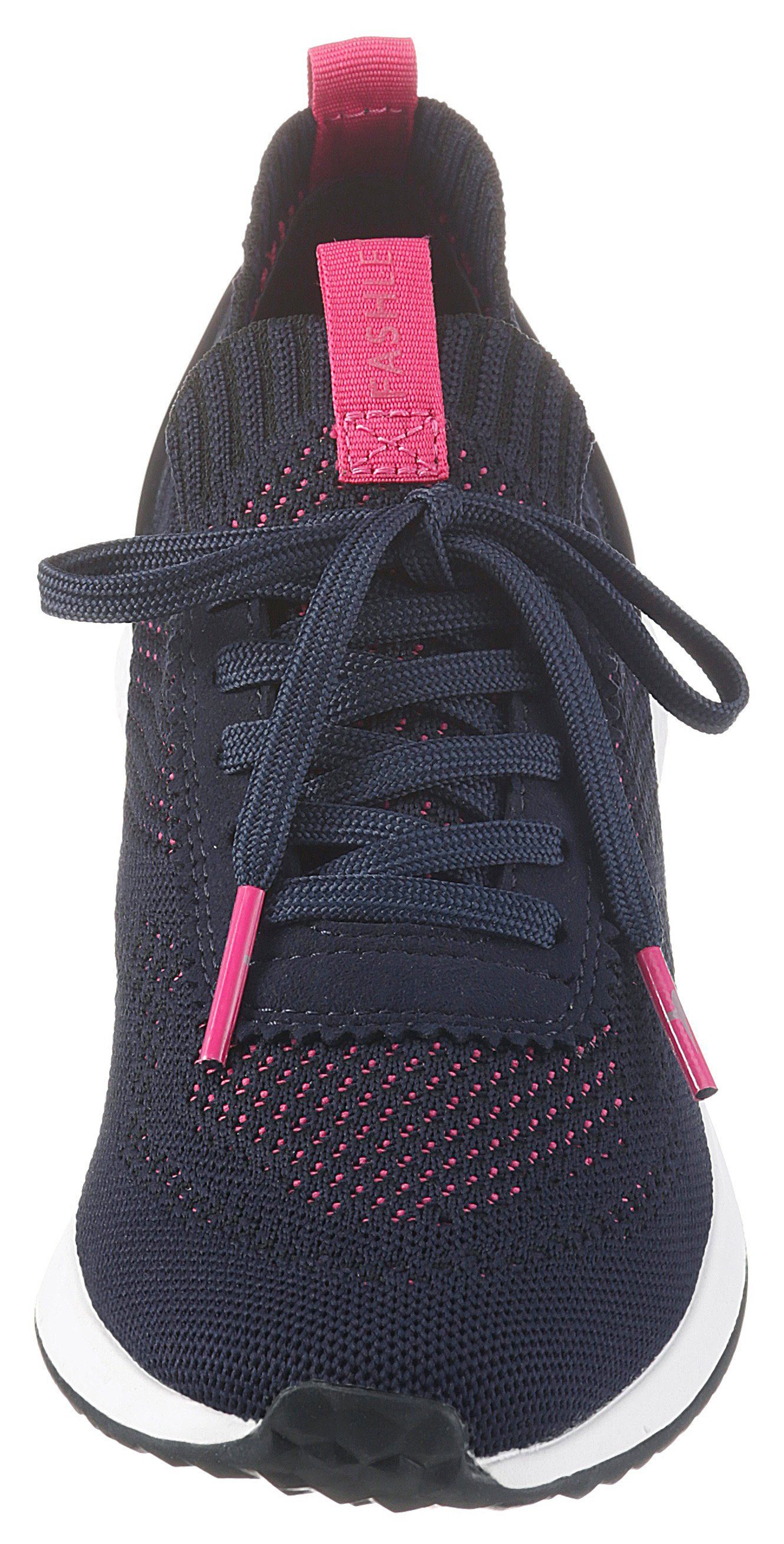 Tamaris Slip-on sneakers Fashletics in modieuze tricot-look online  verkrijgbaar | OTTO