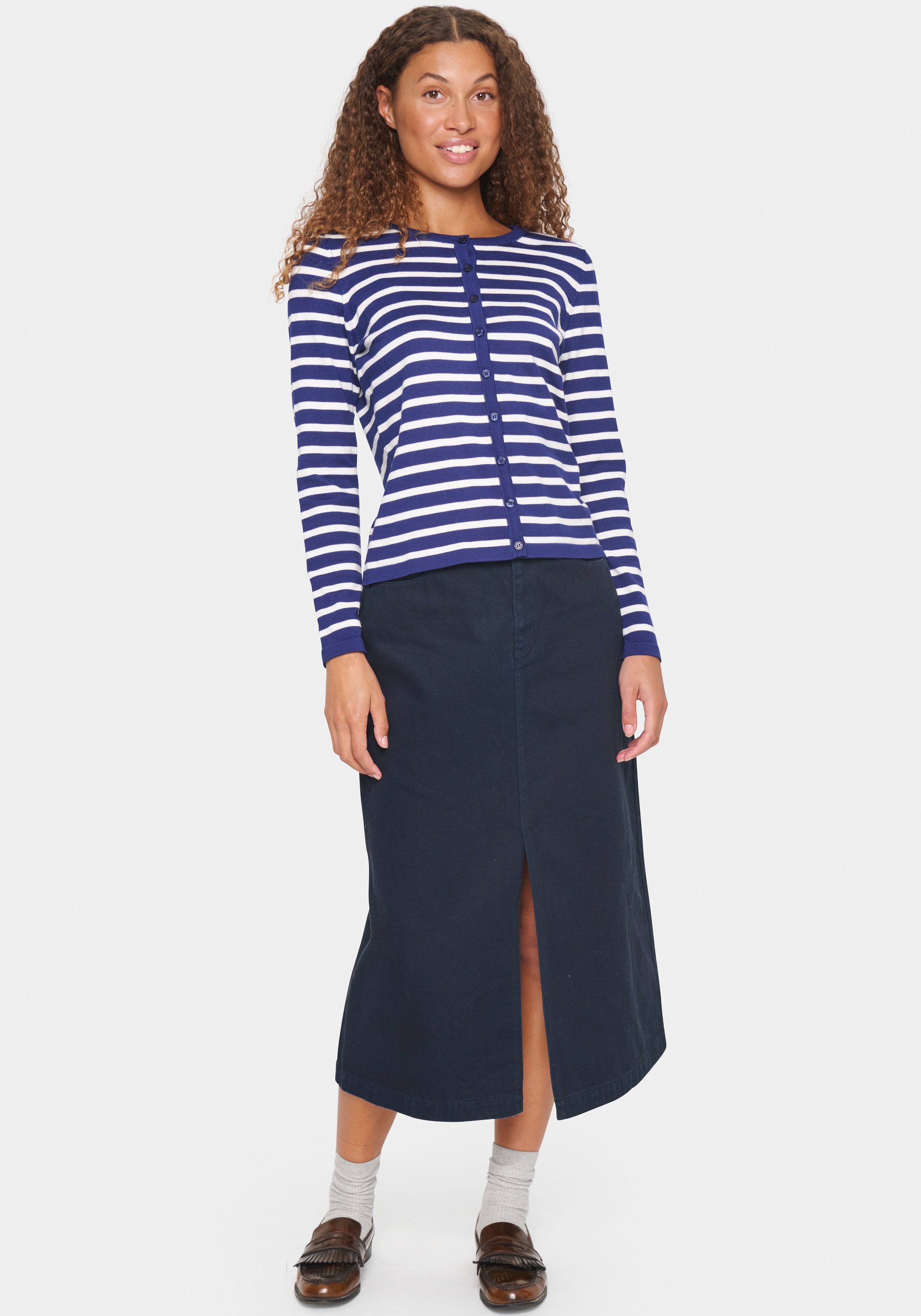 Saint Tropez Vest MilaSZ Striped Cardigan