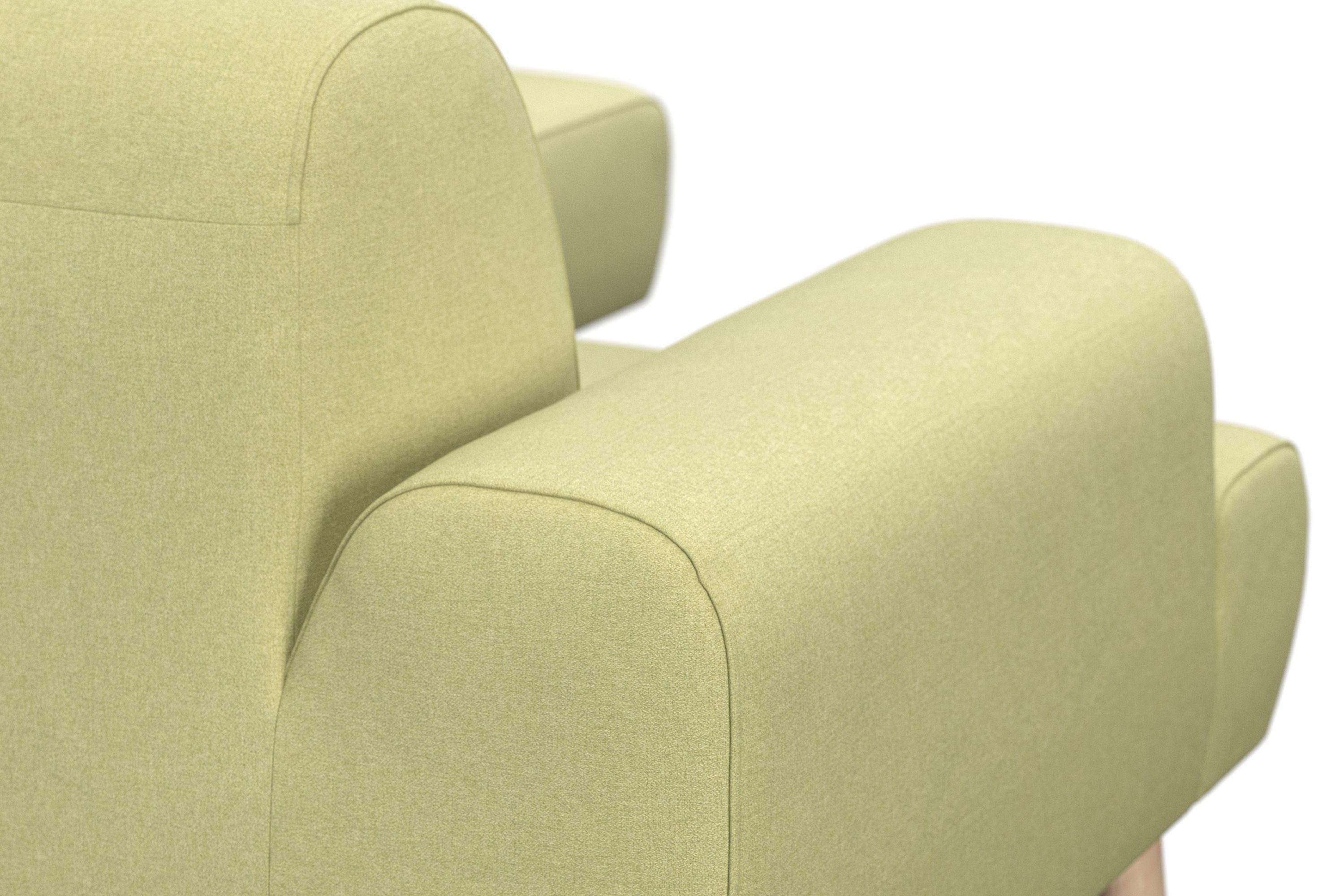 andas Hoekbank Swift L-vorm Binnenveringsinterieur, bxdxh: 192x83x176 cm