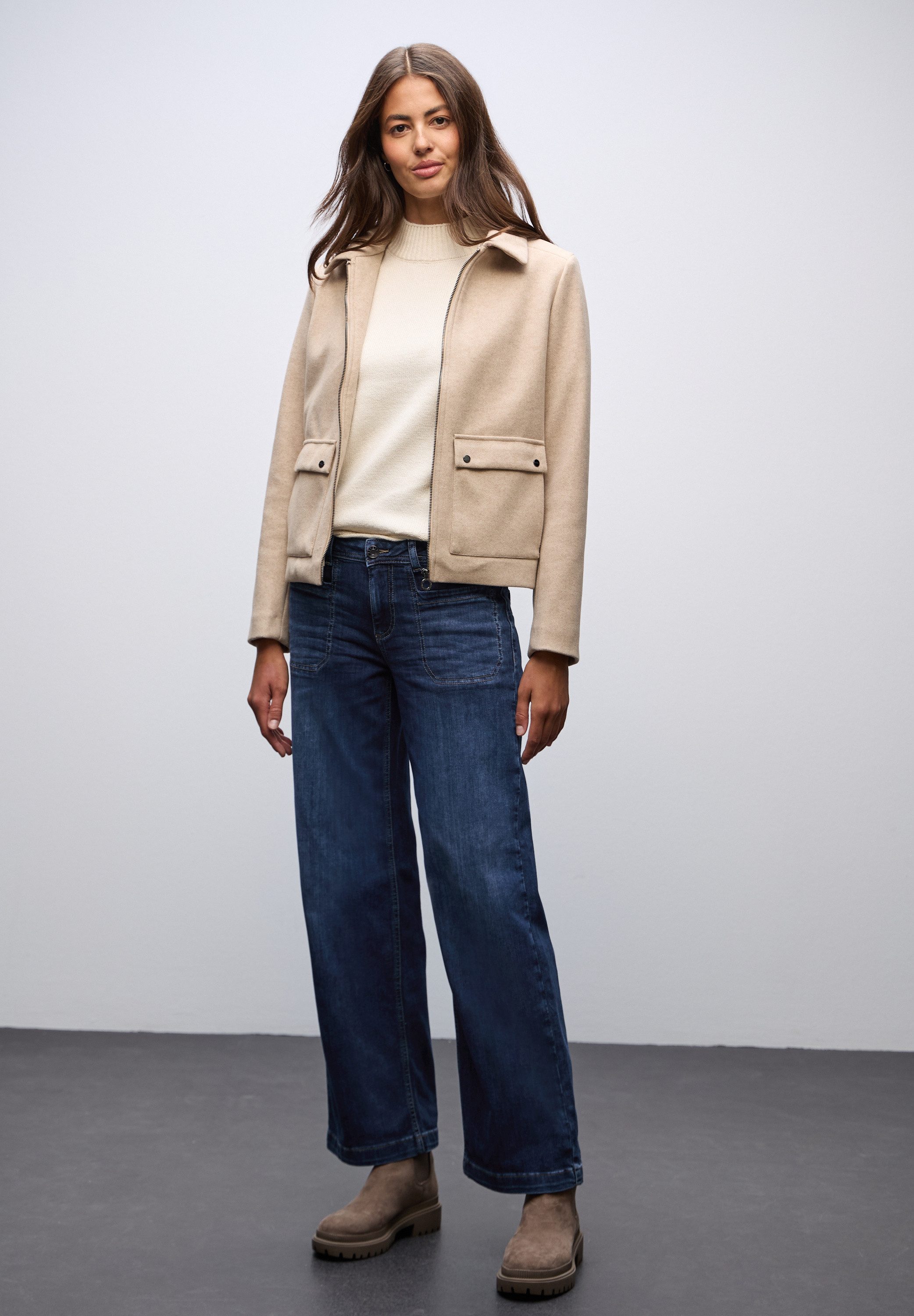 STREET ONE Wijde jeans