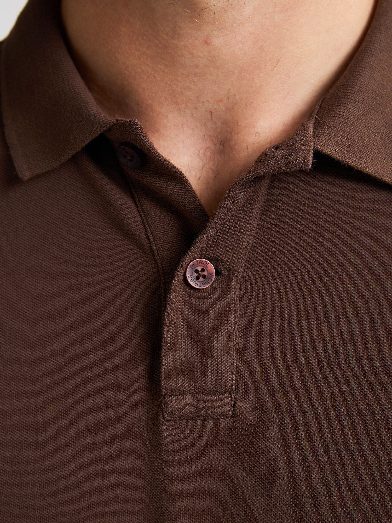 Petrol Industries Poloshirt met geborduurd logo