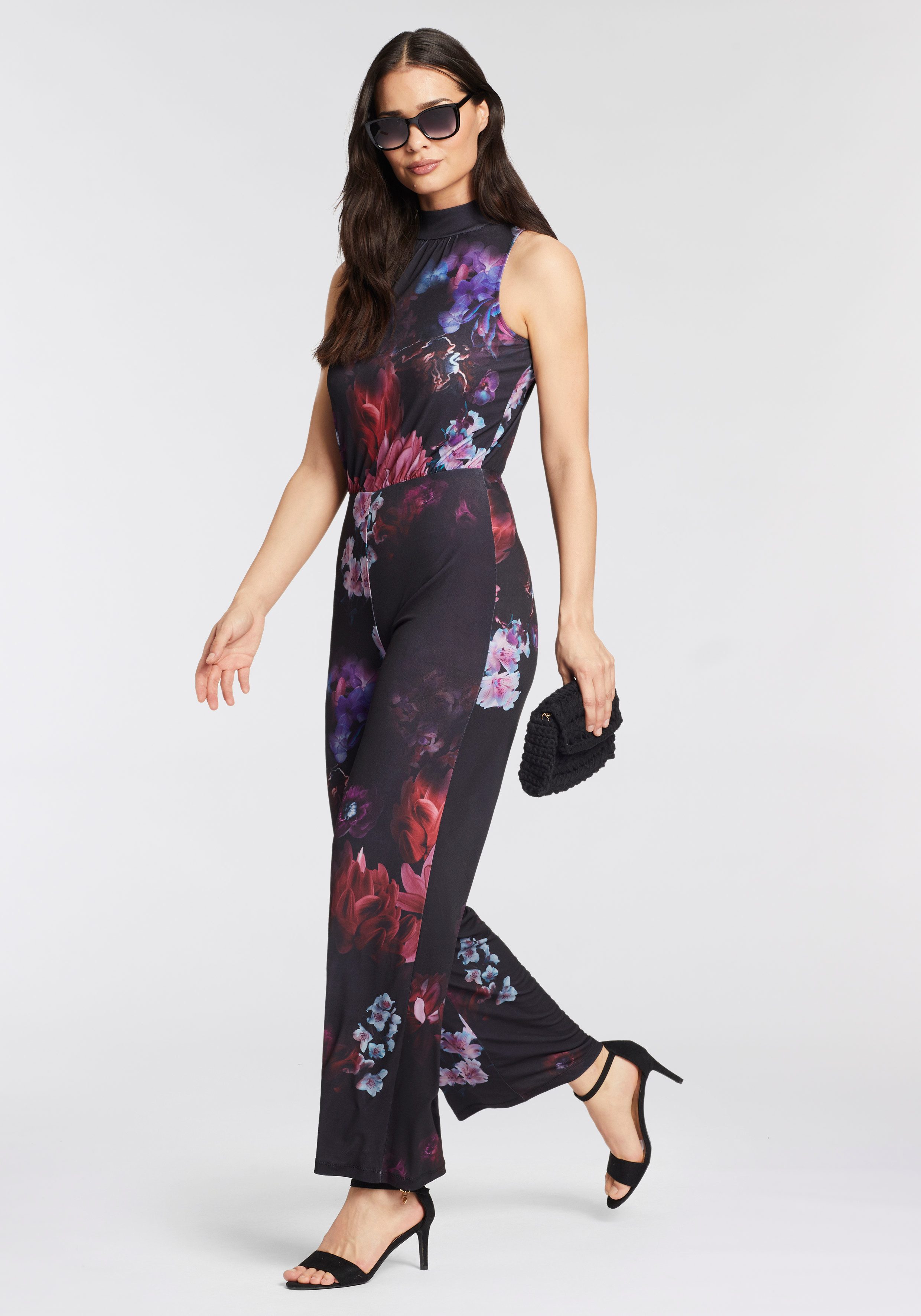 Laura Scott Jumpsuit met een opstaande kraag nieuwe collectie