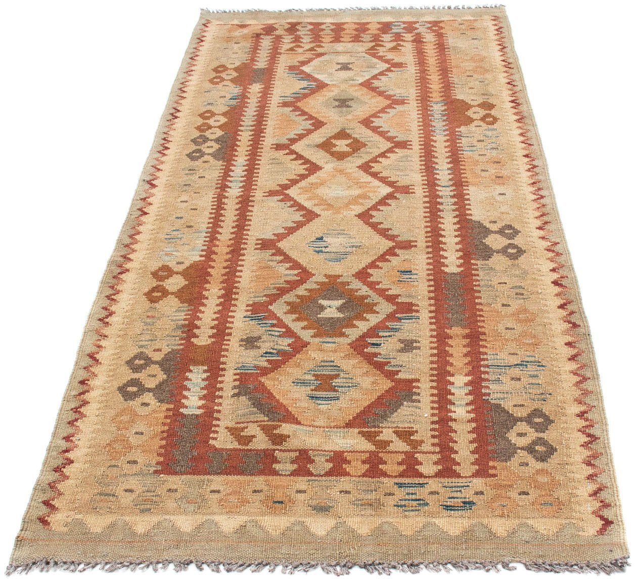 morgenland Loper Kelim medaillon beige 201 x 84 cm Oriëntaalse look