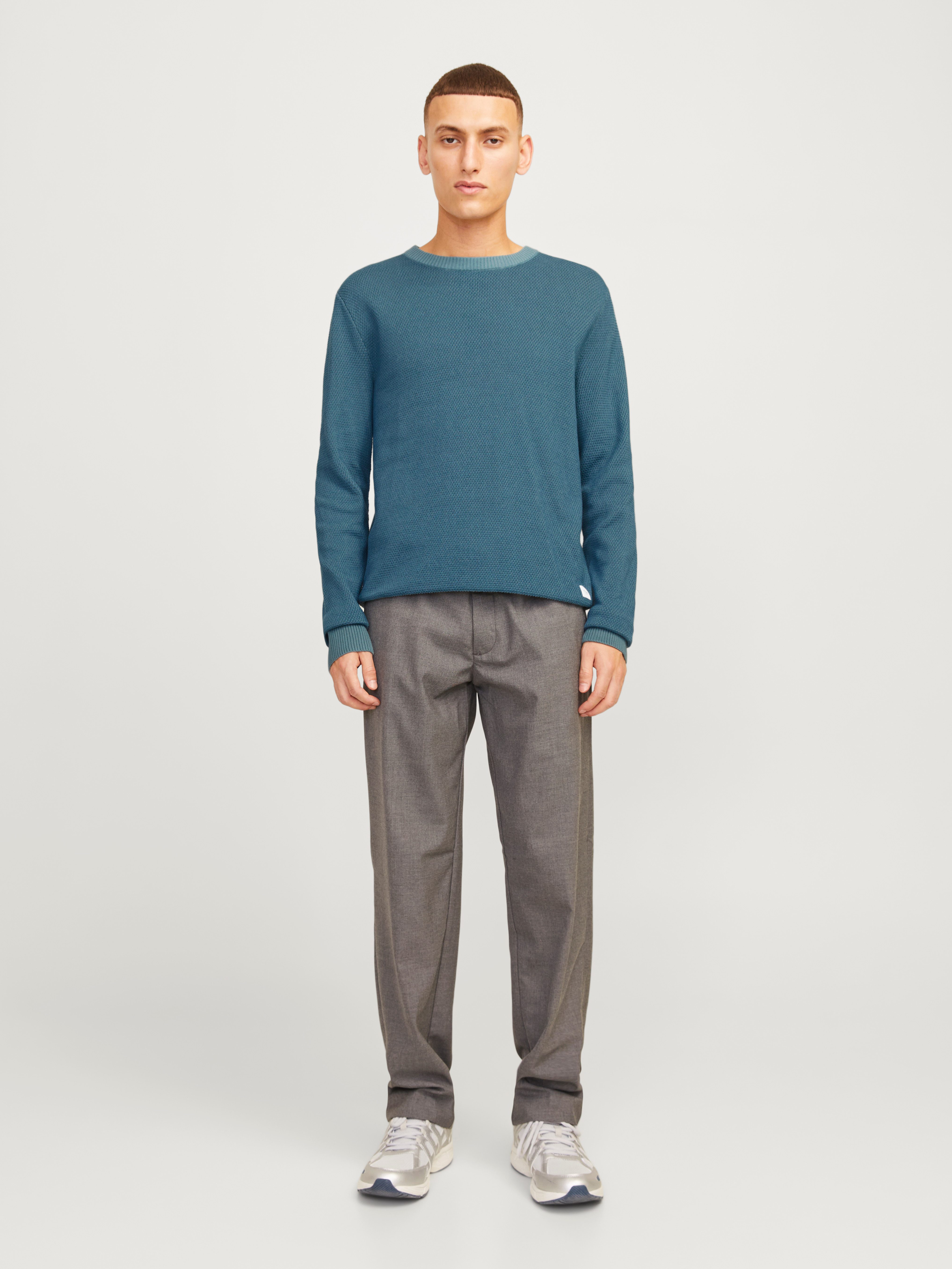 Jack & Jones Trui met ronde hals JJEGLOBE KNIT CREW NECK NOOS
