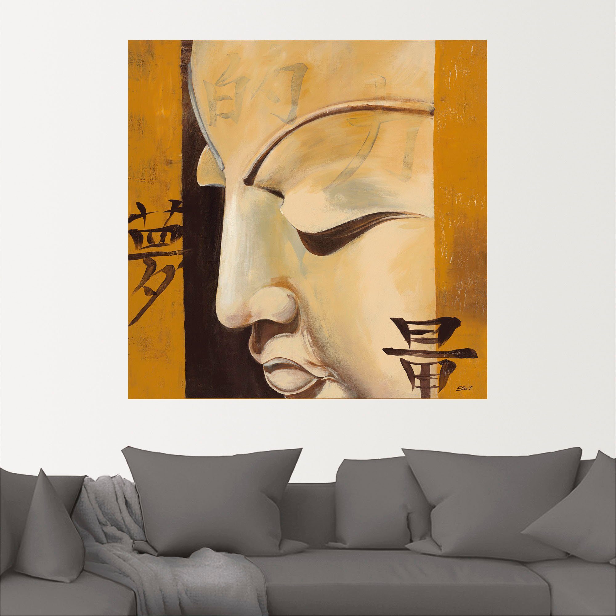 Artland Artprint Kracht van dromen als artprint van aluminium, artprint op linnen, muursticker of poster in verschillende maten
