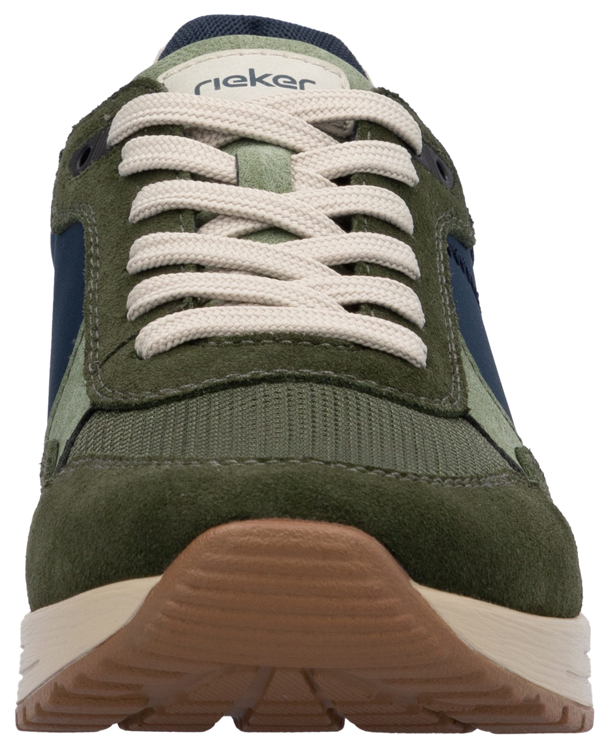 Rieker Sneakers veterschoen, lage schoen, vrijetijdsschoen met gepolsterde schachtversteviging