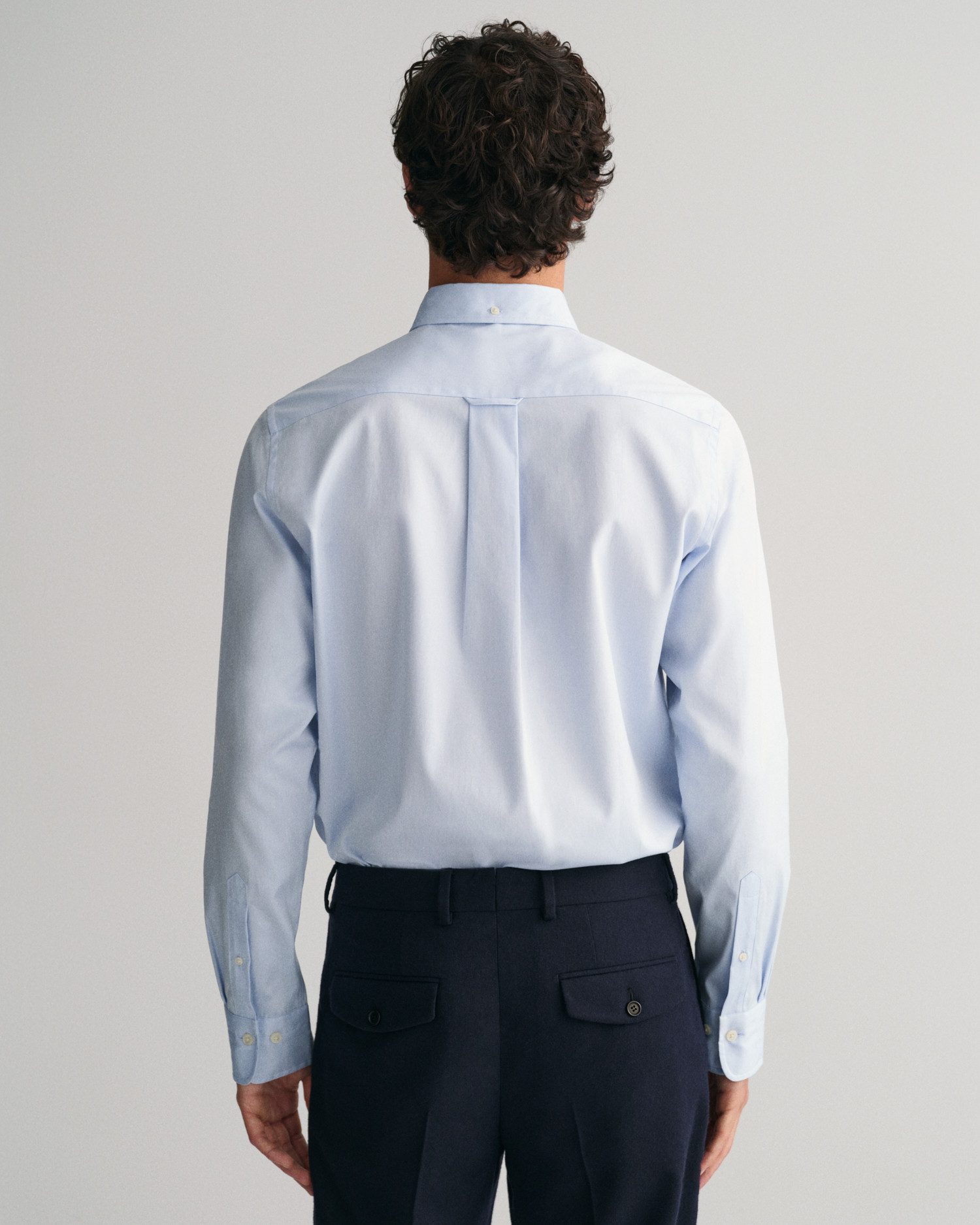 Gant Overhemd met lange mouwen Slim fit poplin overhemd licht slijtvast easy care