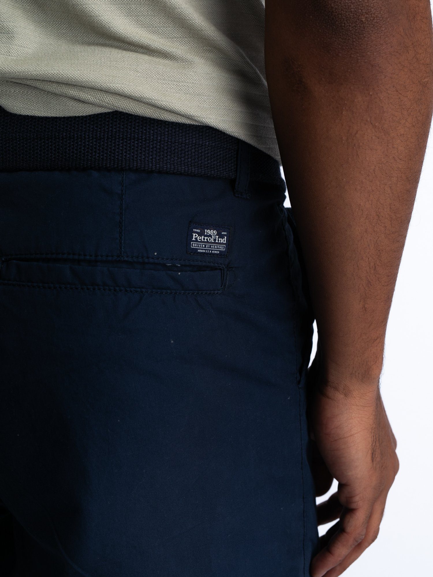 Petrol Industries Chino-short Men Shorts Chino inclusief ceintuur (2-delig)