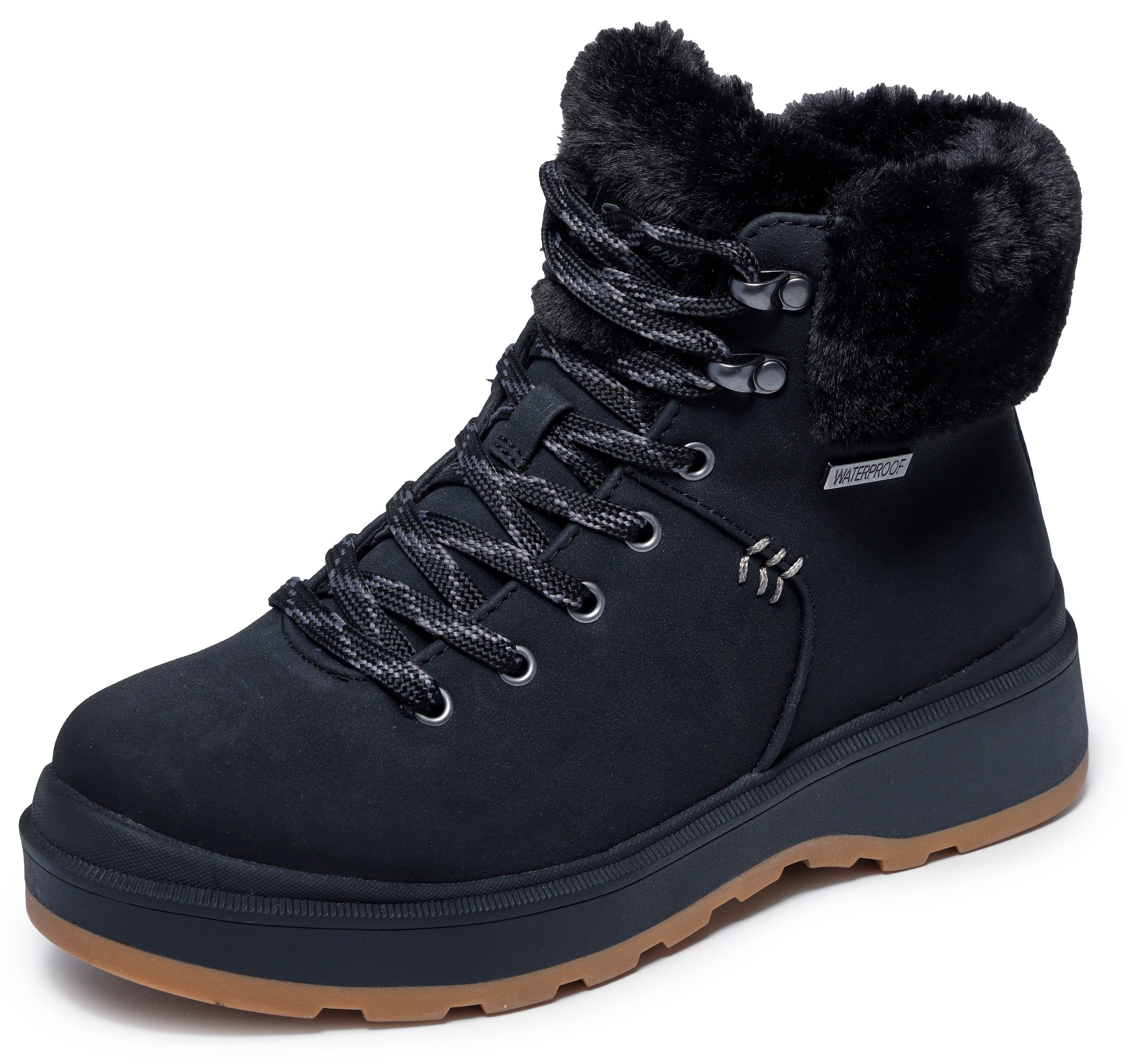 Skechers Winterlaarzen PARK CITY Snowboots, veterlaarzen met slipvaste loopzool