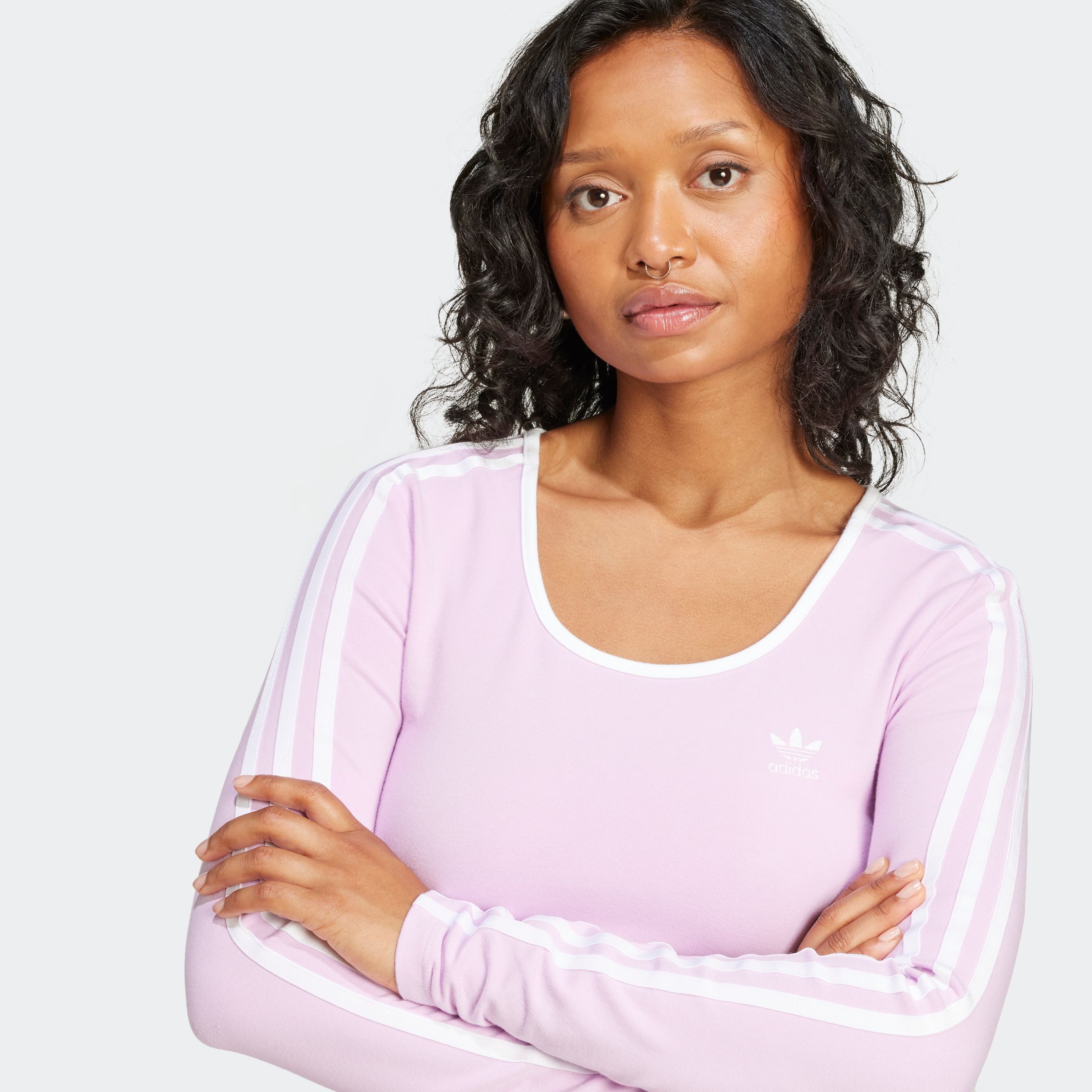 adidas Originals Shirt met lange mouwen 3S LS CROP