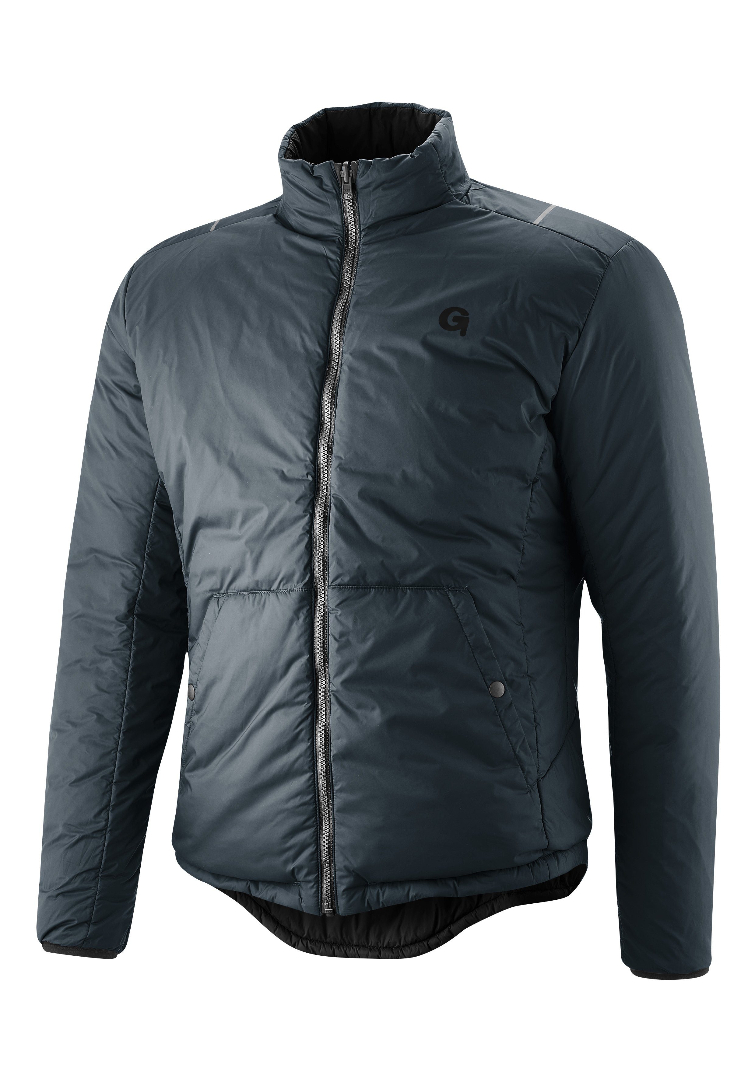 Gonso Fietsjack BEVINCO Heren Primaloft-jack, warme, ademende en winddichte omkeerbare jas