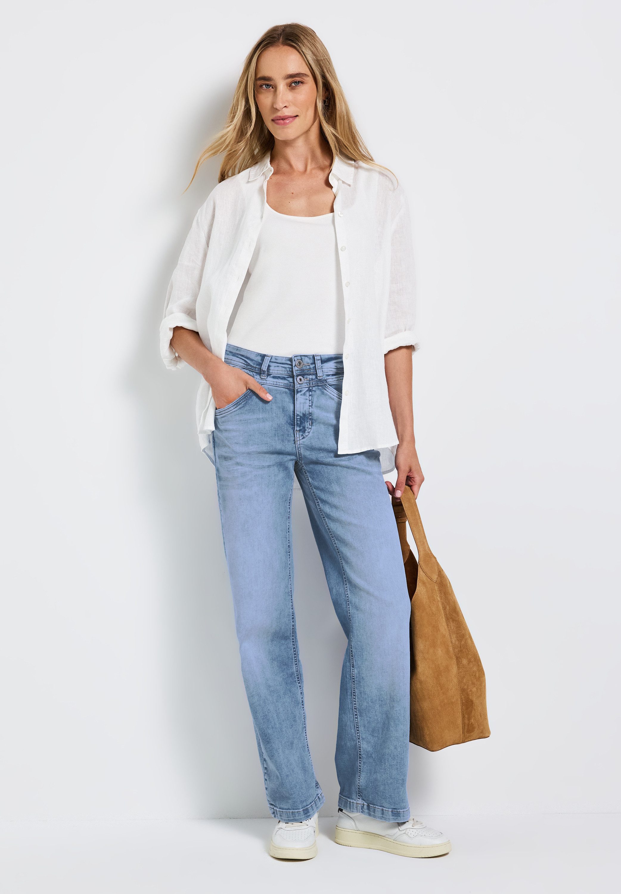 STREET ONE Wijde jeans