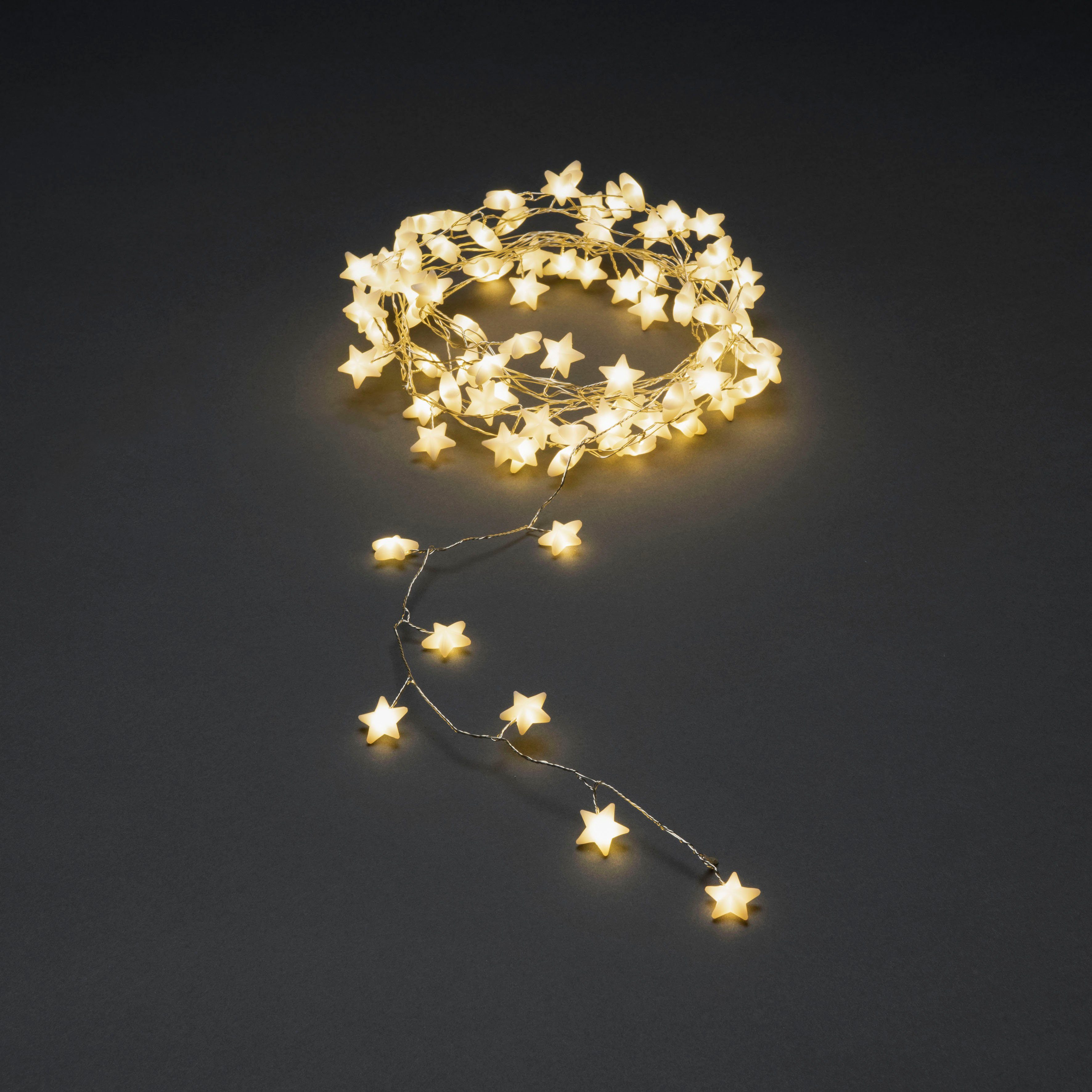KONSTSMIDE Led-lichtsnoer LED sterrenlichtsnoer, 90 warmwitte diodes (1 stuk)