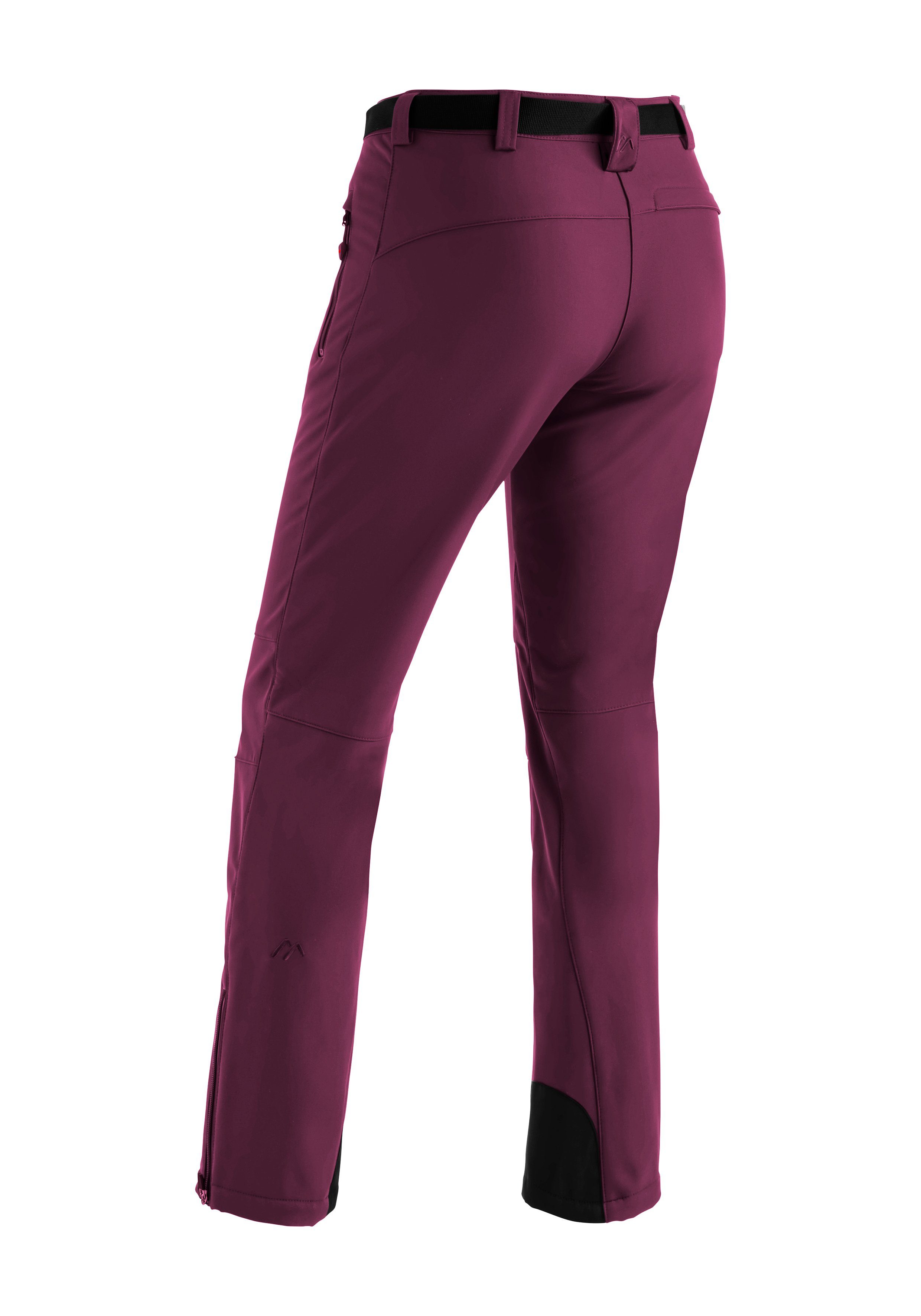 Maier Sports Functionele broek Tech Pants W Warme softshell-broek, elastisch en winddicht