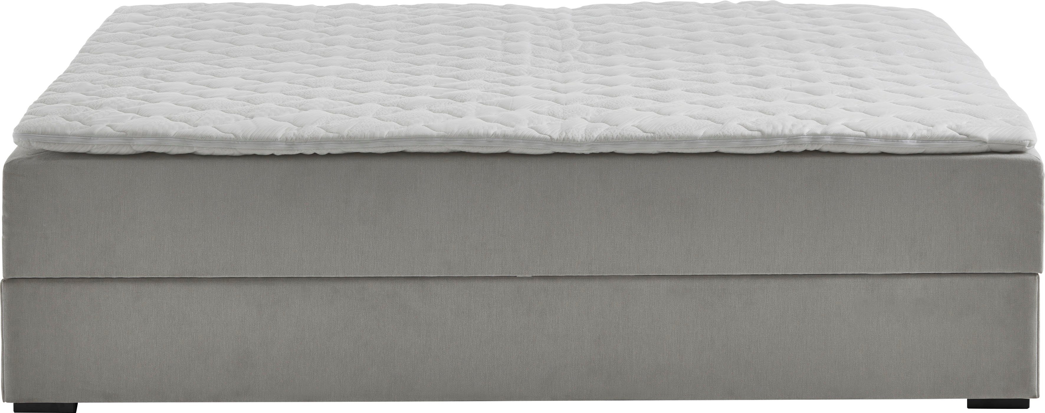 ATLANTIC home collection Boxspring Lucy zonder hoofdbord, vrij plaatsbaar, met bedkist
