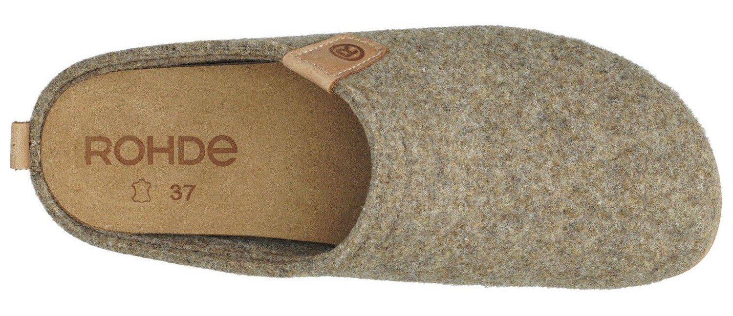 Rohde Pantoffels Tivoli pantoffel, klomp, homeslipper met uitneembare binnenzool