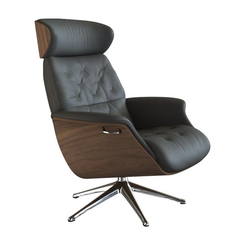 FLEXLUX Relaxfauteuil Volden, functionele stoel, gestoffeerde stoel, armleuningen, TV-fauteuil