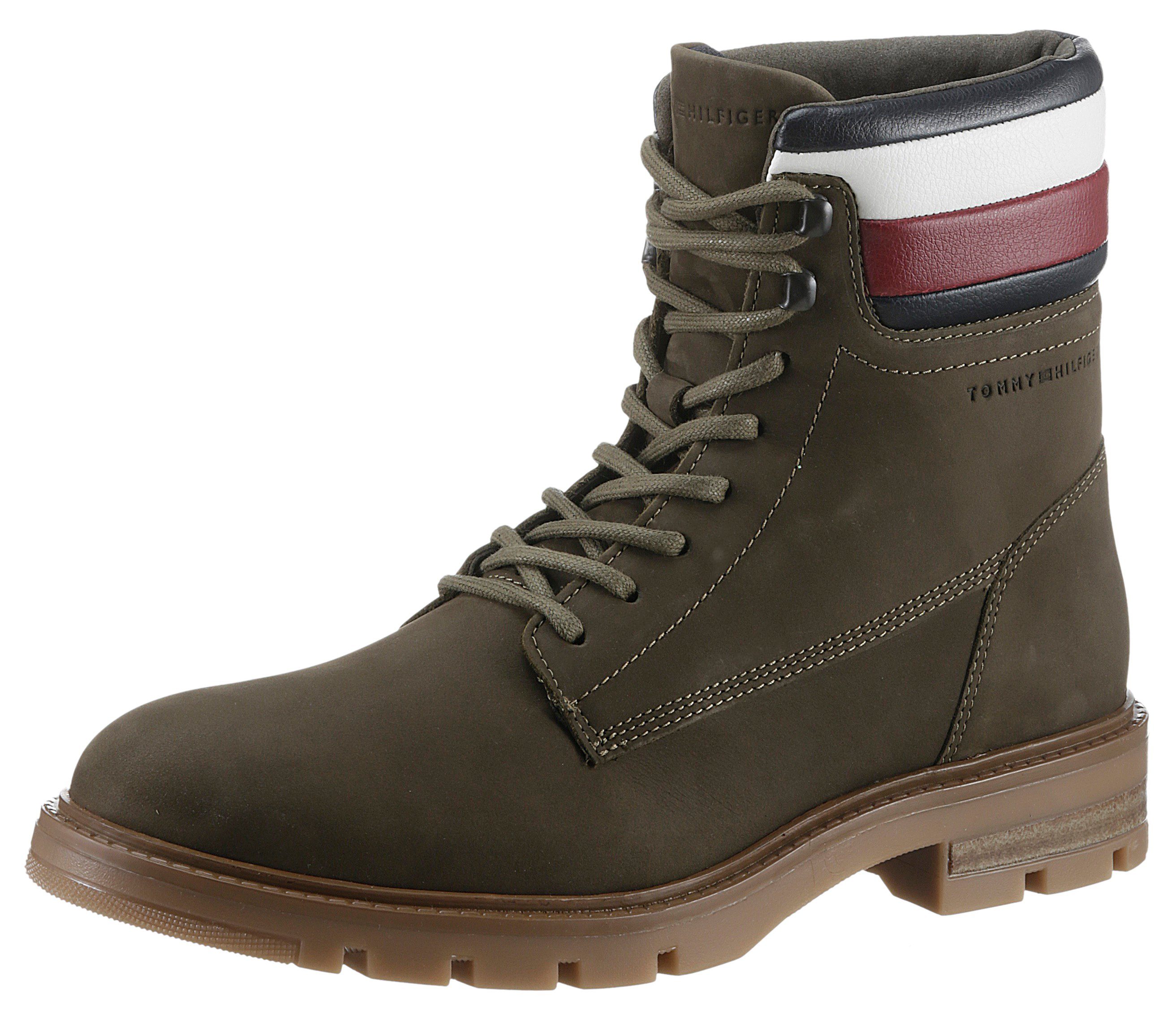 NU 20% KORTING: Tommy Hilfiger Hoge veterschoenen CORPORATE HILFIGER NUBUCK BOOT