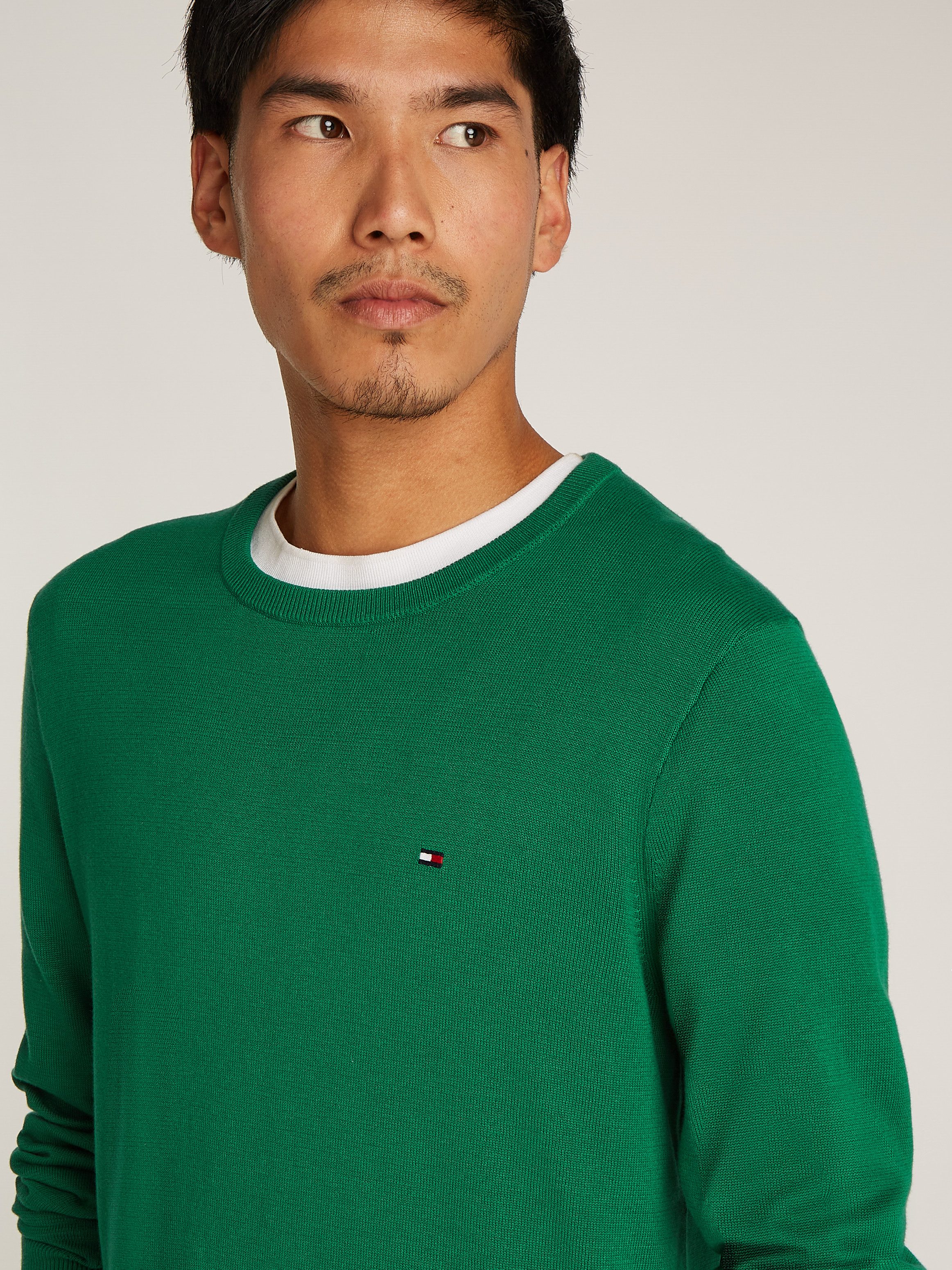 Tommy Hilfiger Trui met ronde hals ESSENTIAL COTTON CREW NECK