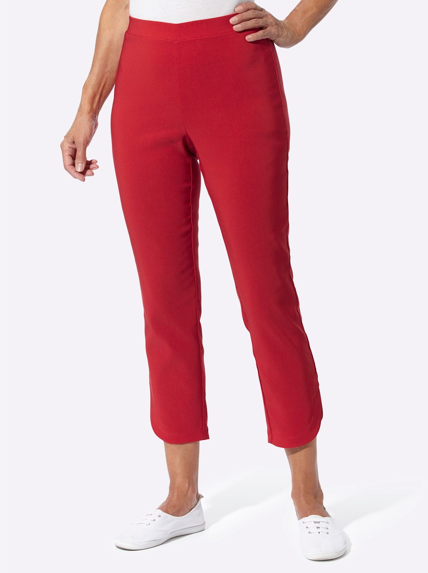 Classic Basics 7/8 broek dames 7/8-broeken maat 52 rood