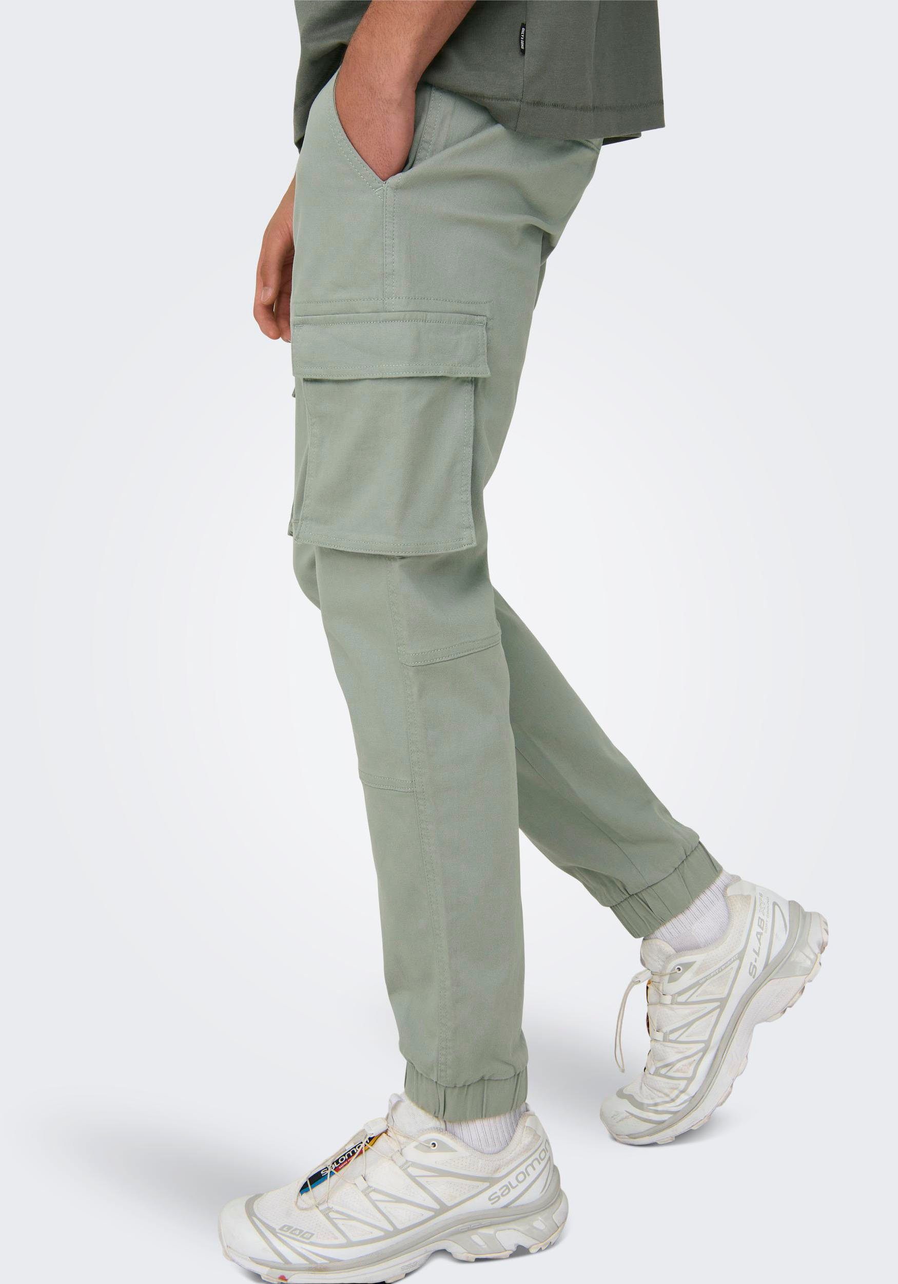 ONLY & SONS Cargobroek ONSCAM STAGE CARGO CUFF LIFE 6687 NOOS