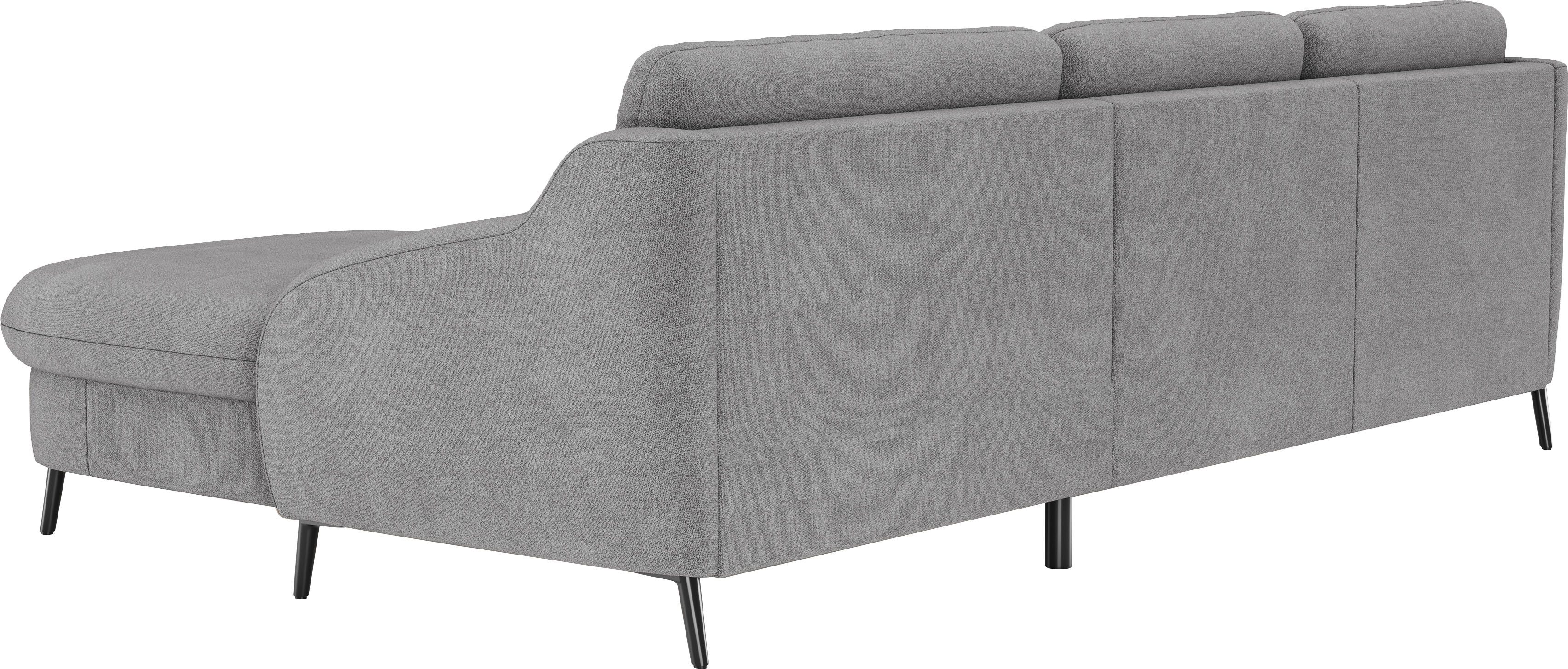 sit&more Hoekbank Soul L-vorm optioneel met bedfunctie en bedlade of lade