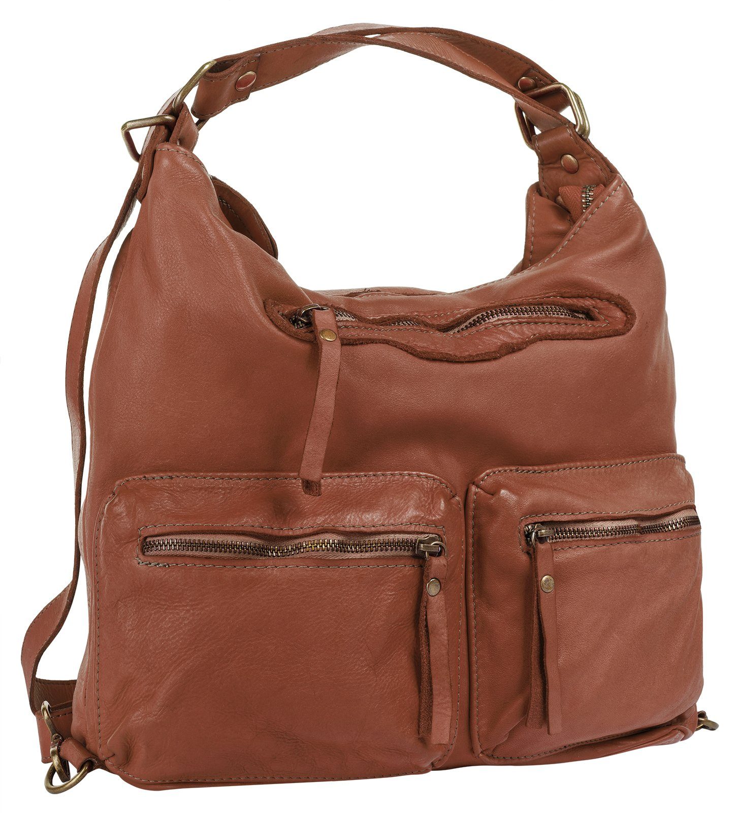 Samantha Look Shopper echt leer, made in italy