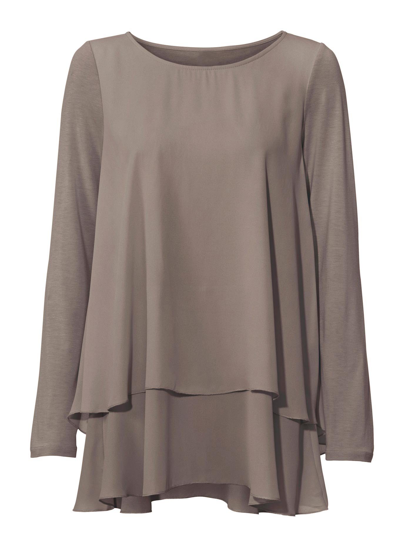 heine Shirt met ronde hals (1-delig)