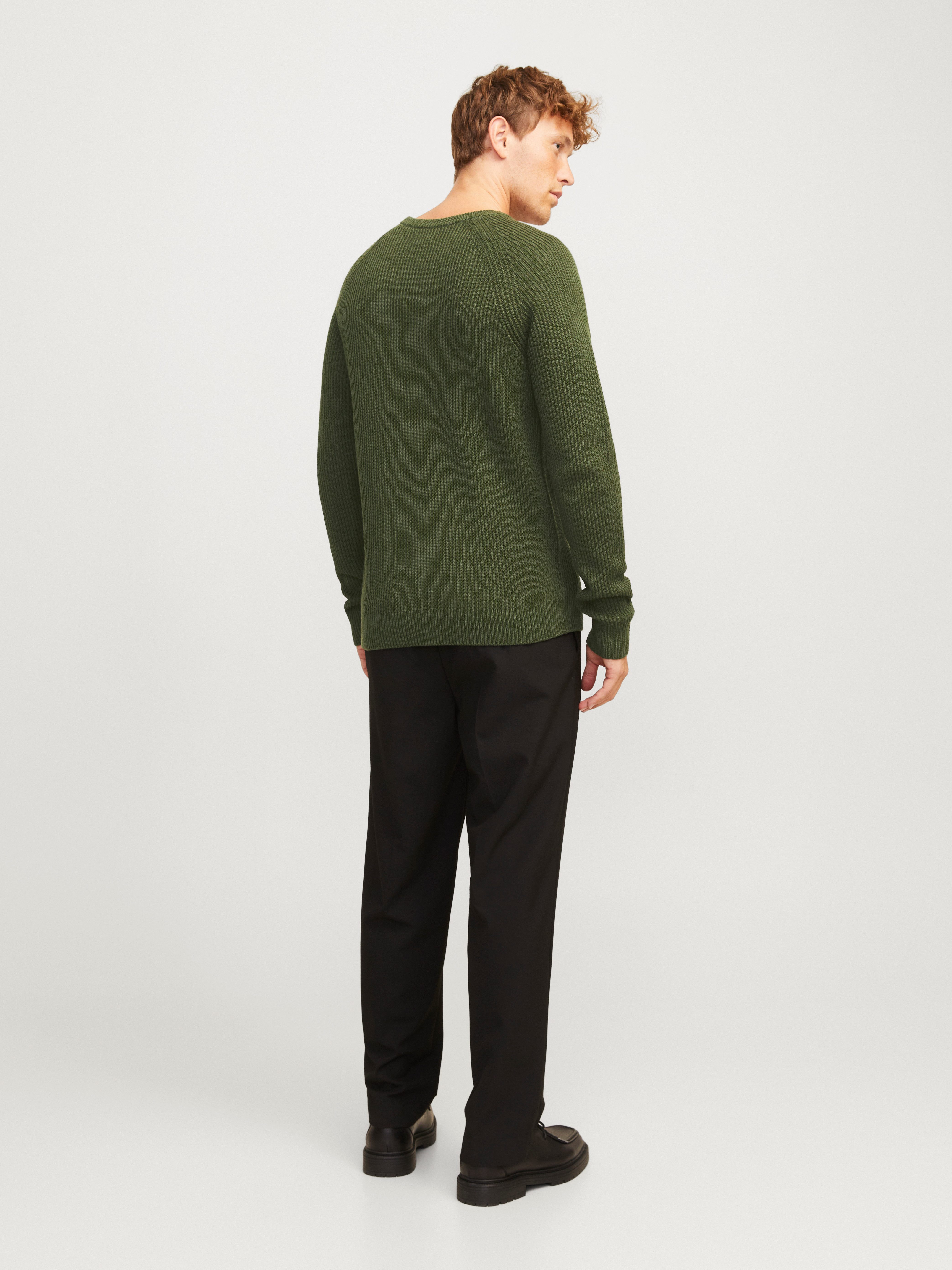 Jack & Jones Trui met ronde hals JJPANNEL KNIT CREW NECK AW24
