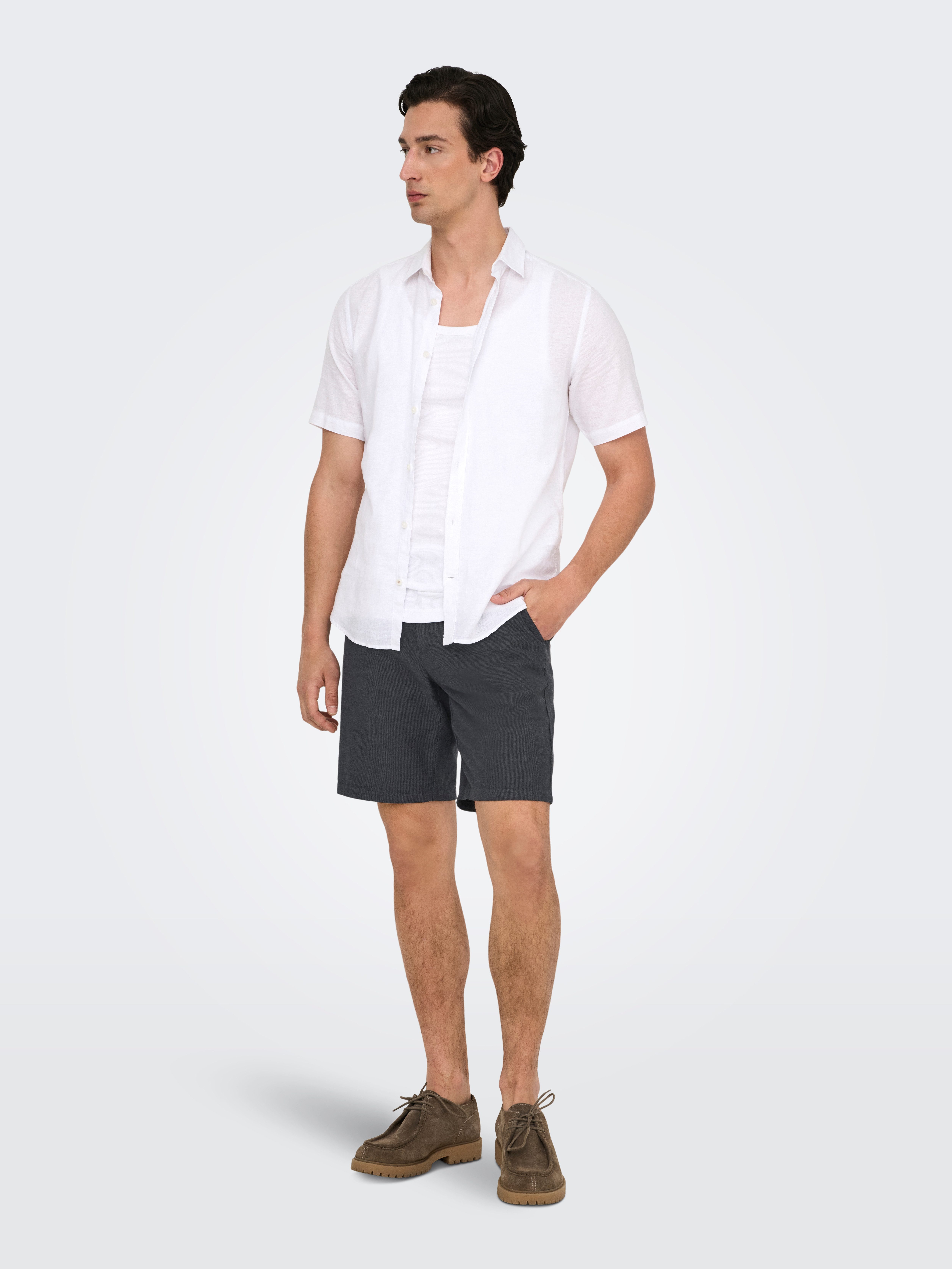 ONLY & SONS Chino-short ONSMARK 0011 COTTON LINEN SHORTS NOOS