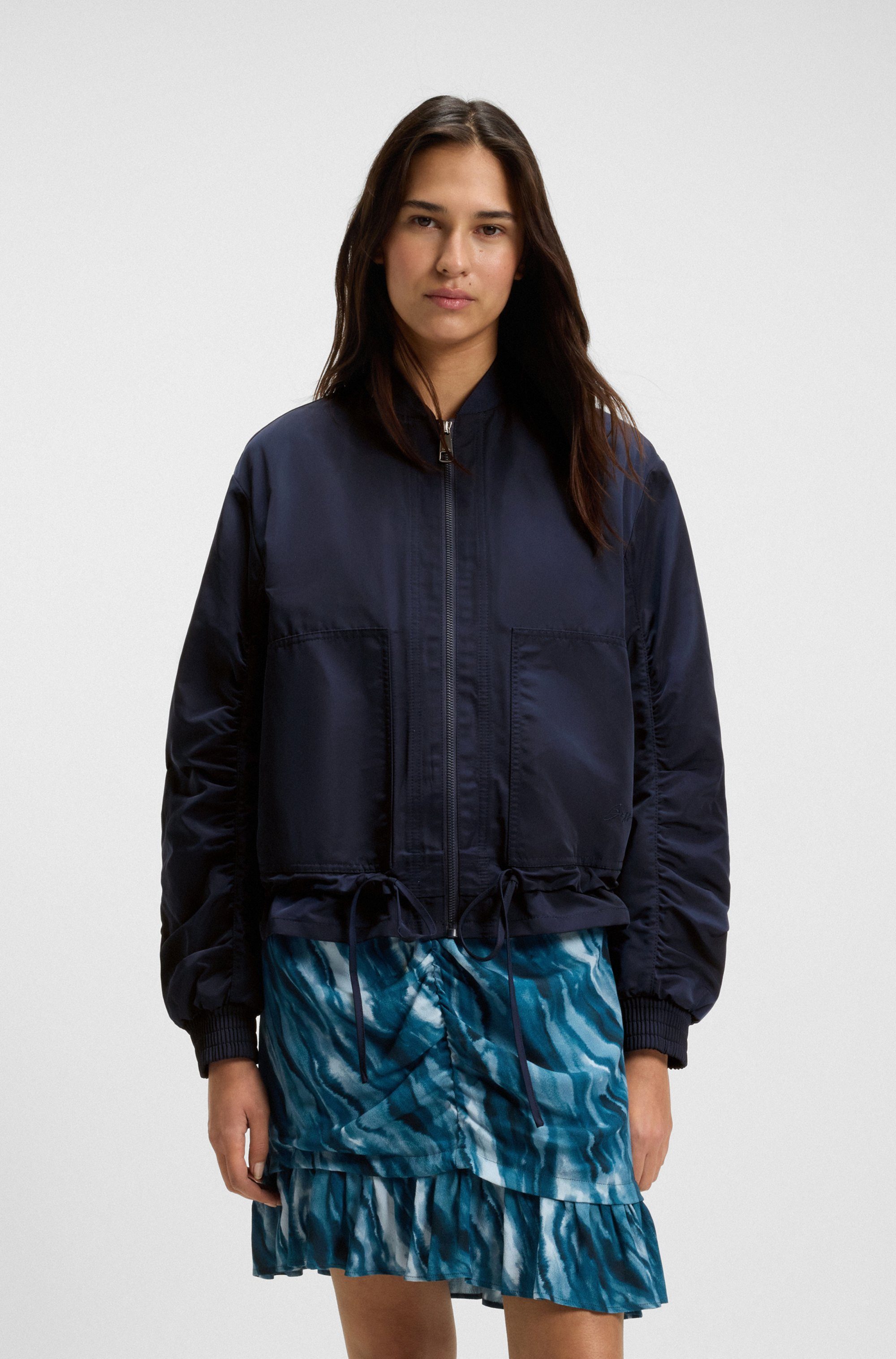 Boss Orange Bomberjack Pirosa Premium Damesmode met beschermende afwerking