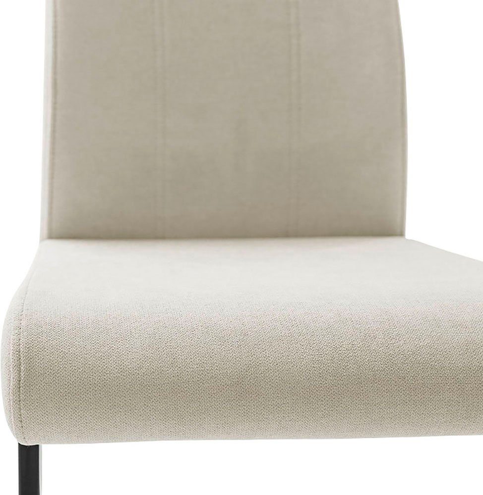MCA furniture Vrijdragende stoel MCA DERESINA sledestoel met handgreep (4-set), schommelstoelen met handgreep, comfort zithoogte van ca. 48 cm