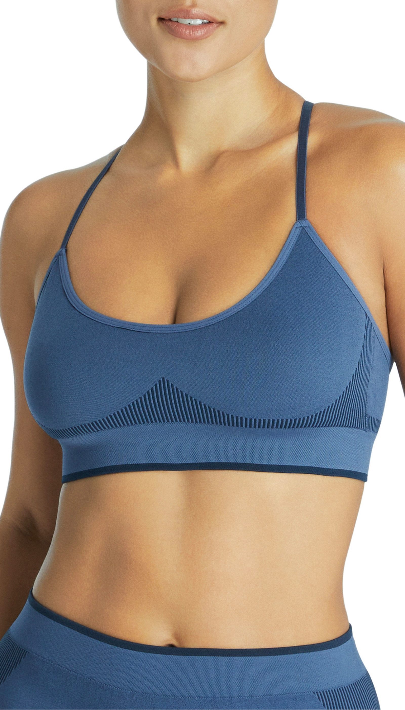 adidas Sportswear Bralette "Real Cool Cotton" met verstelbare rugsluiting