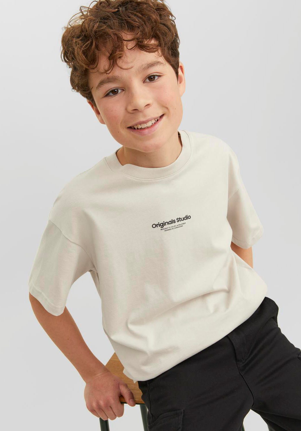 Jack & Jones Junior Shirt met ronde hals JORVESTERBRO TEE SS CREW NECK NOOS JNR