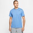 nike trainingsshirt dri-fit men's fitness t-shirt blauw