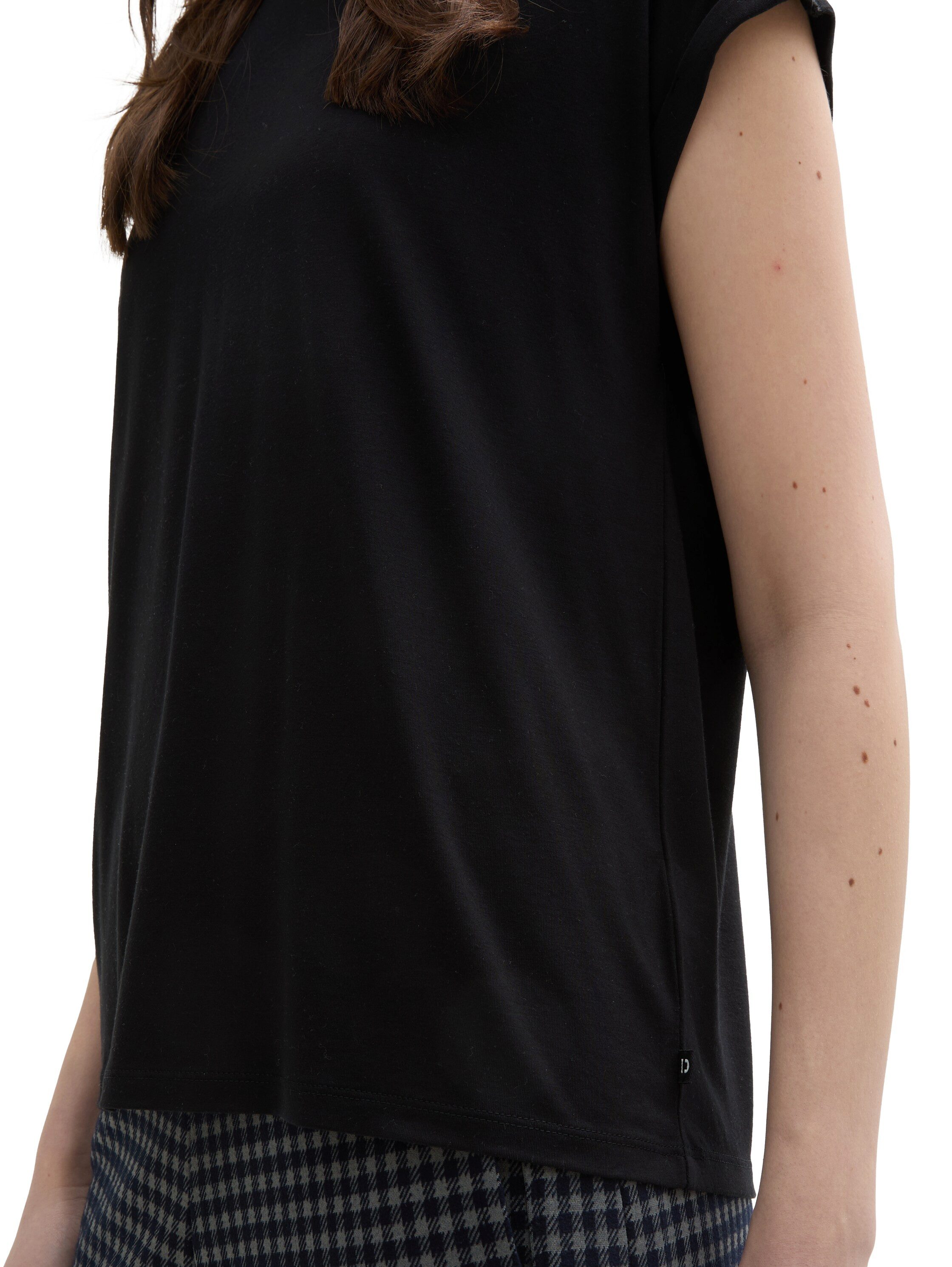 Tom Tailor Denim T-shirt met een ronde hals