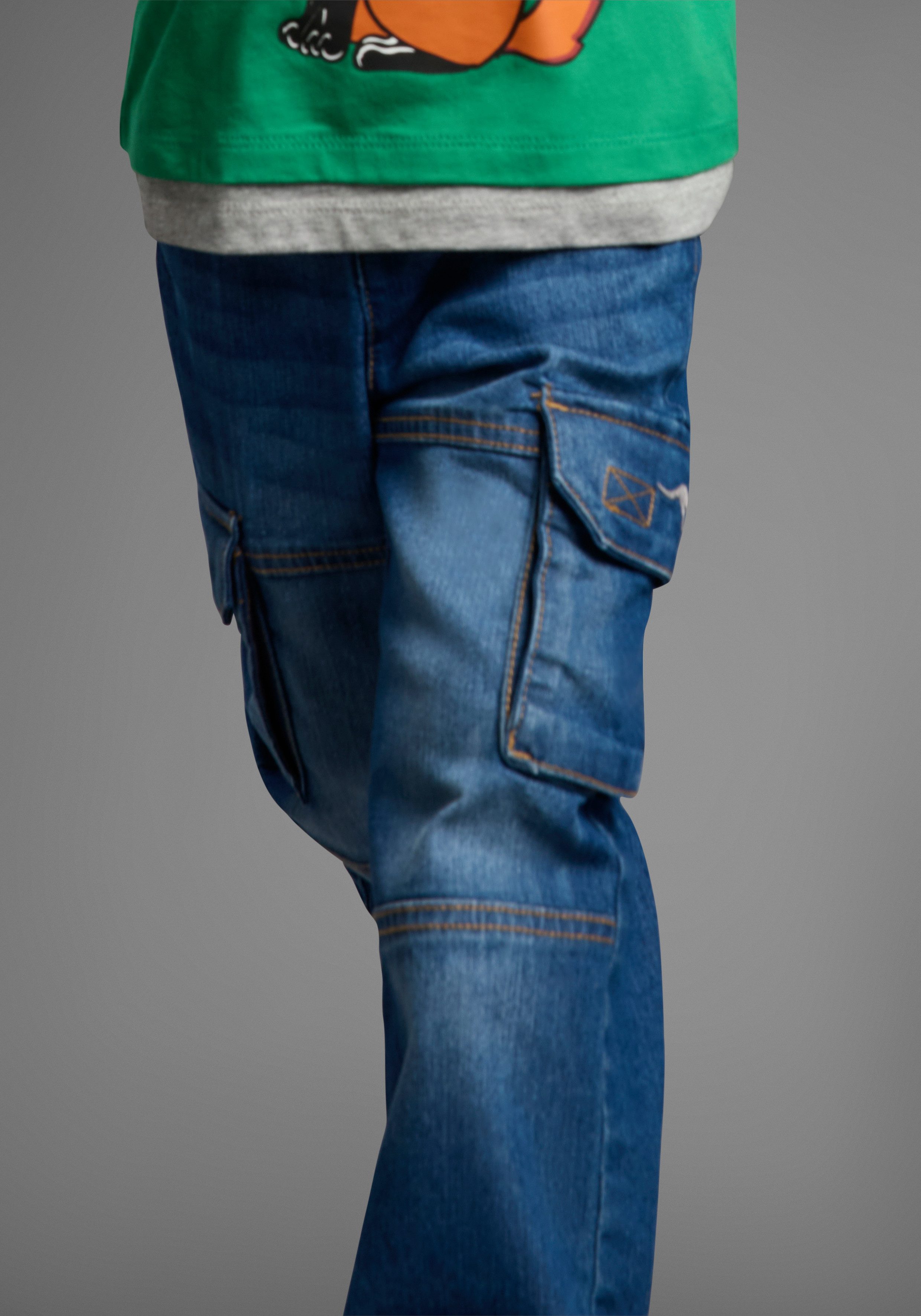 KangaROOS Comfortjeans Cargo-jeans voor kleine jongens