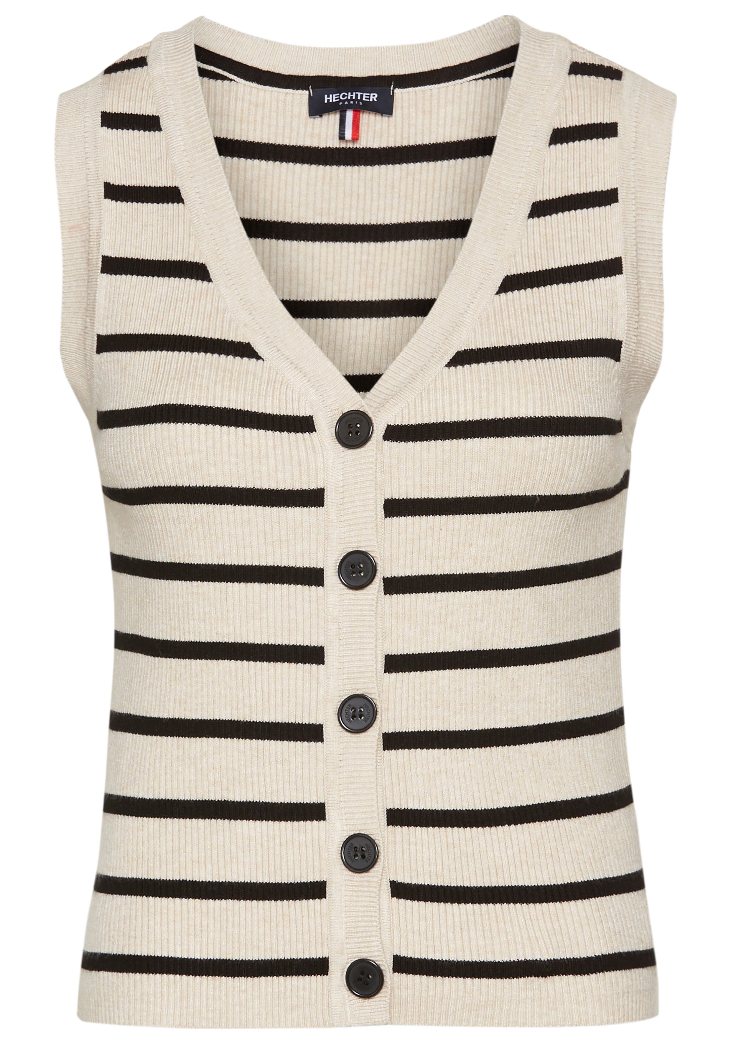 HECHTER PARIS Gebreide top in streep-look