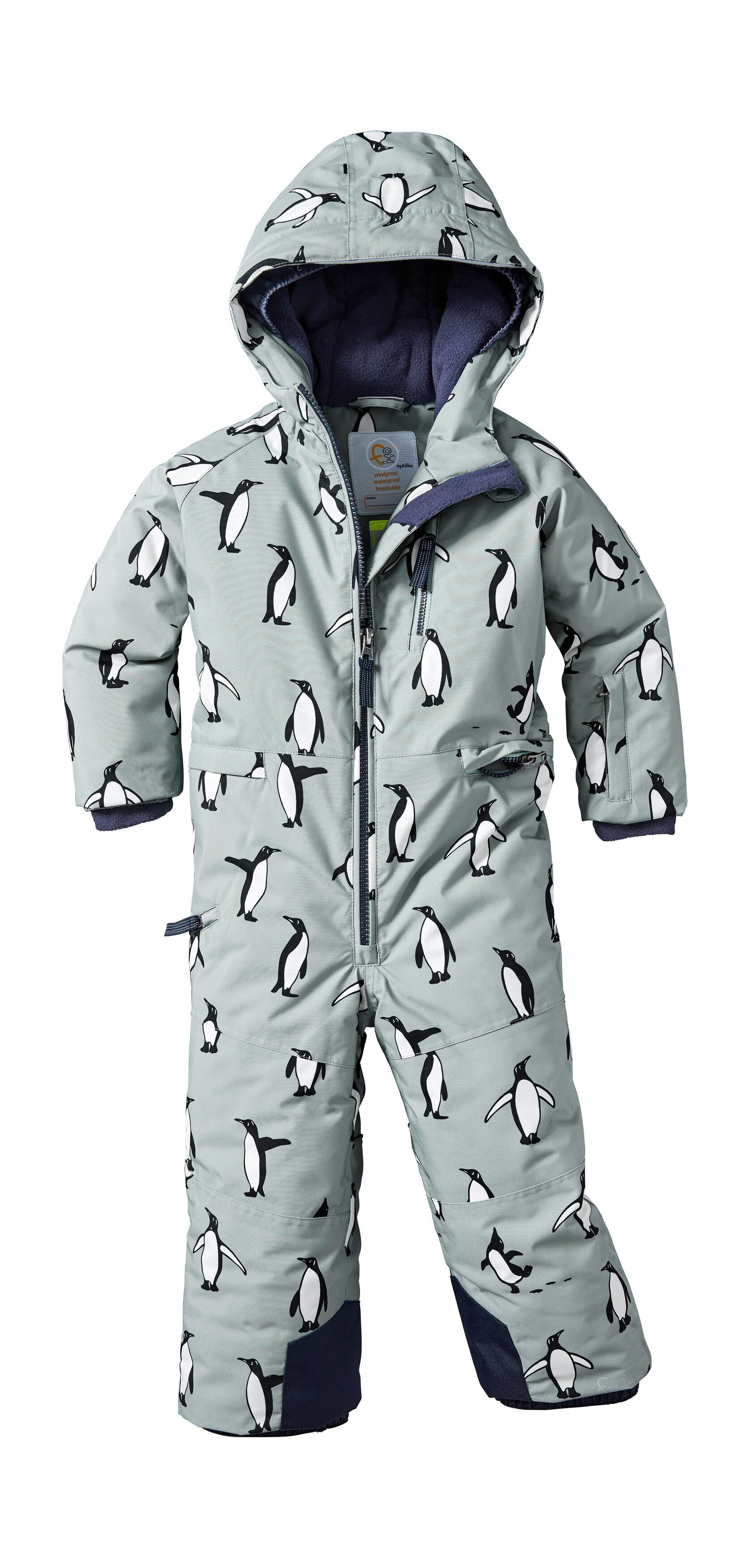 first instinct by killtec Jumpsuit FISW 26 MNS ONPC Waterdichte skioverall met Grow-Up-functie, reflecterende print
