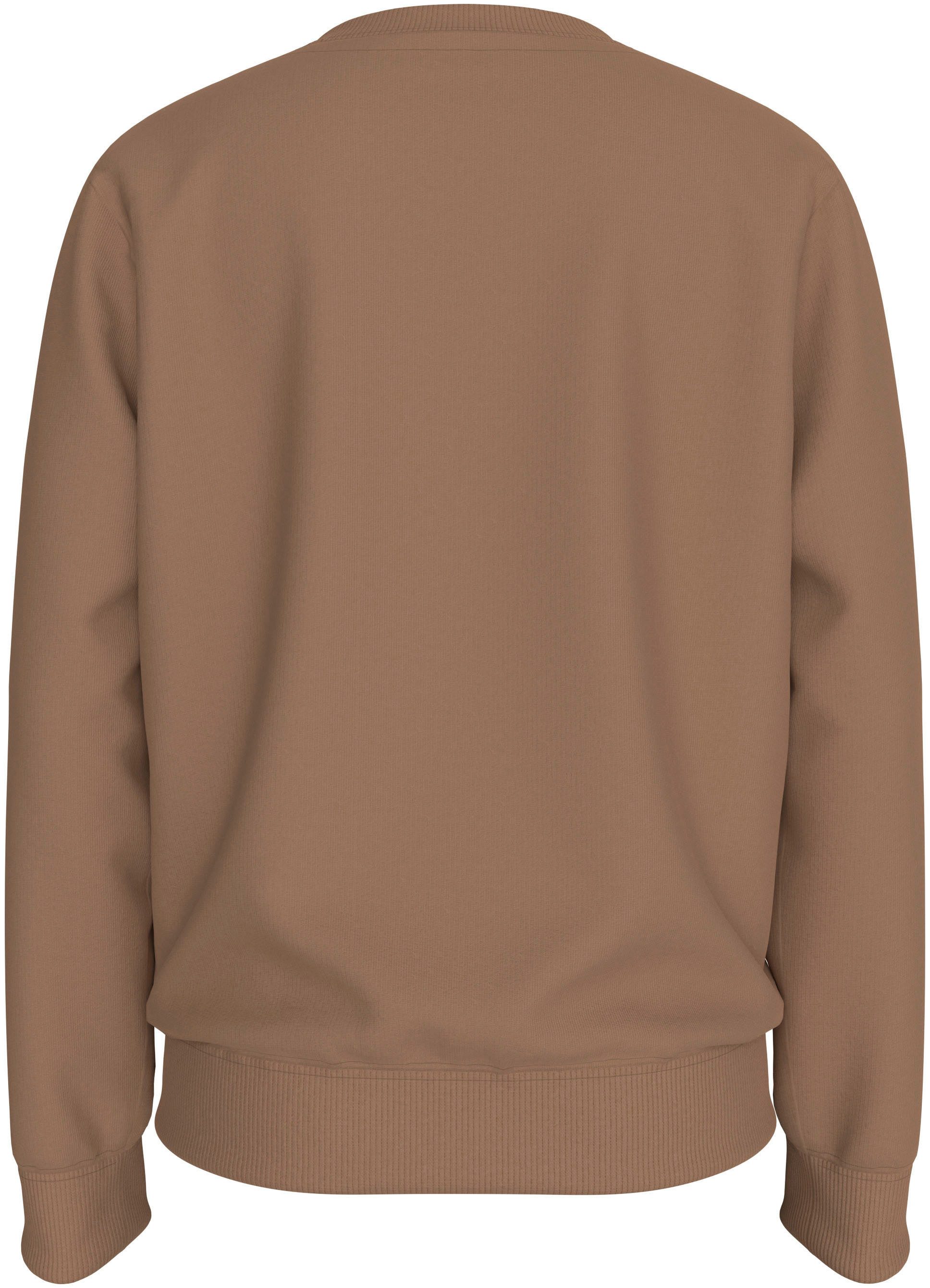 Calvin Klein Sweatshirt MONO MINI BADGE REG CN voor kinderen tot 16 jaar met logo-opdruk
