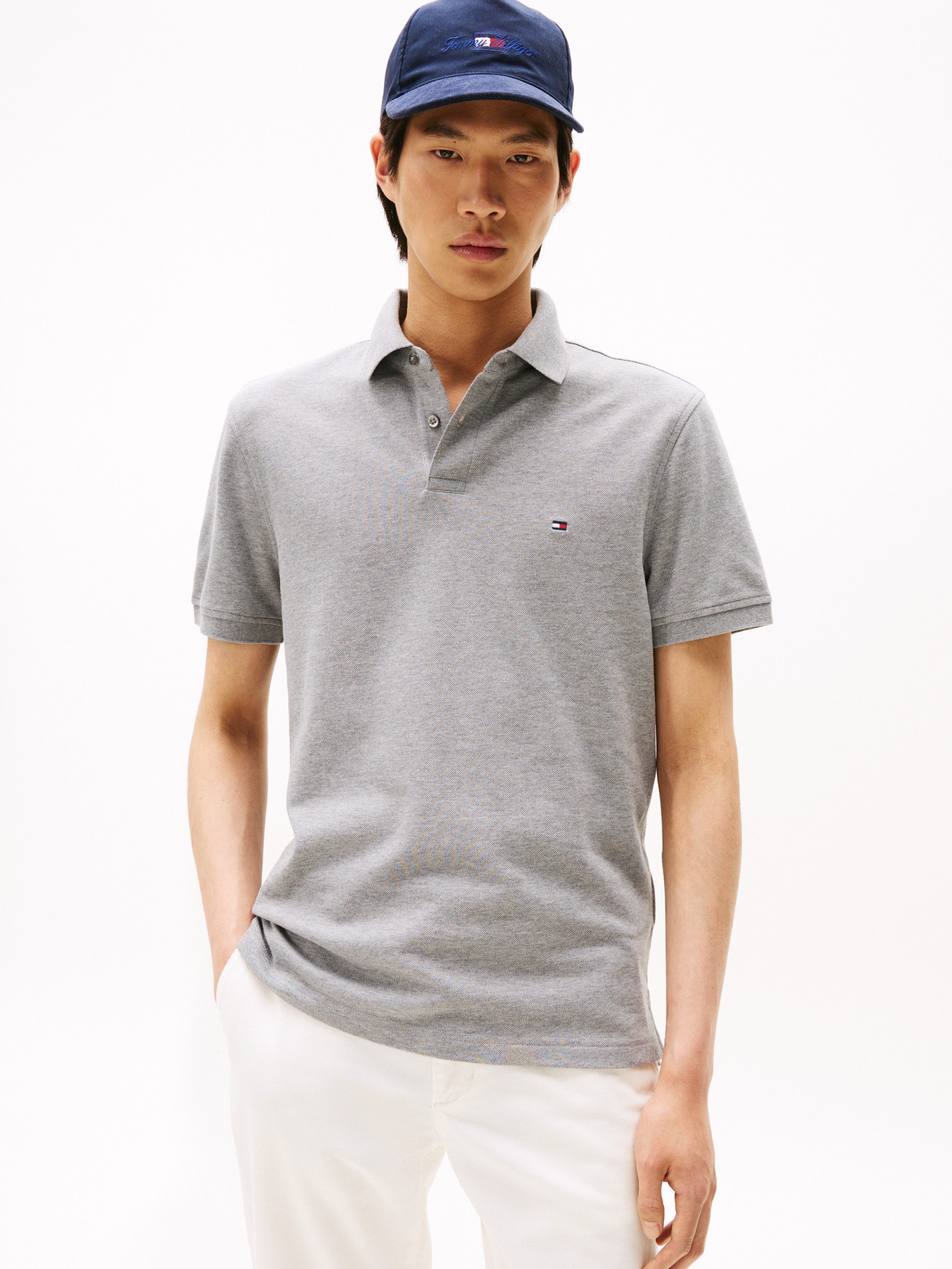 Tommy Hilfiger Poloshirt 1985 REGULAR POLO met tommy hilfiger contraststrepen in de kraag