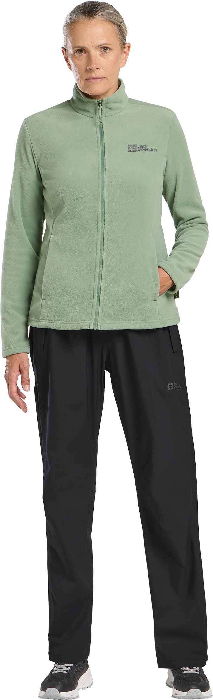 Jack Wolfskin Fleecejack Taunus lichte, rekbare, ademende midlayer