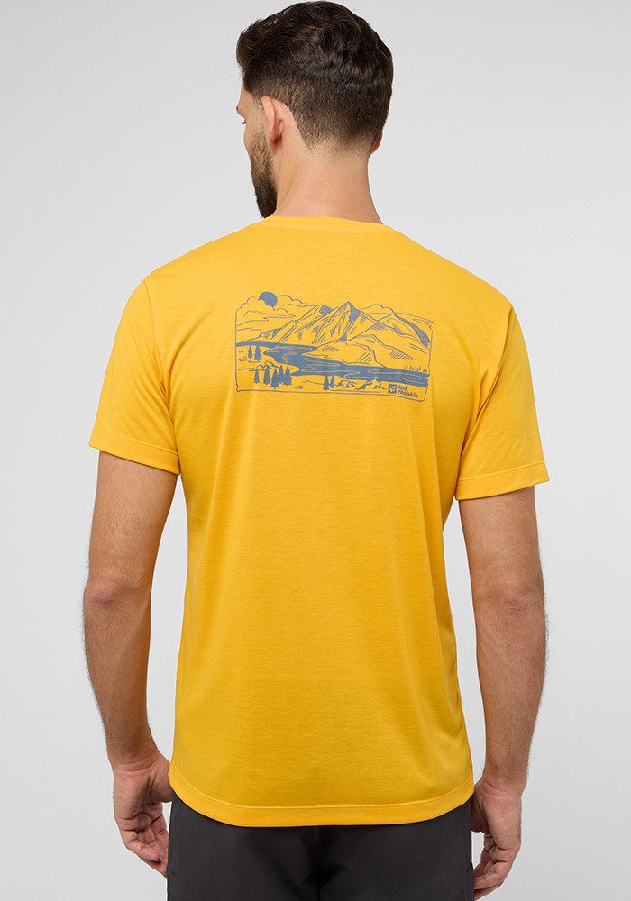 Jack Wolfskin T-shirt VONNAN GRAPHIC T M