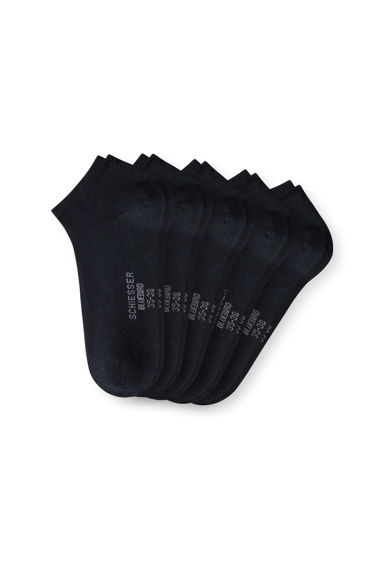 Schiesser Sneakersokken Bluebird met extra zachte tailleband (5 paar)