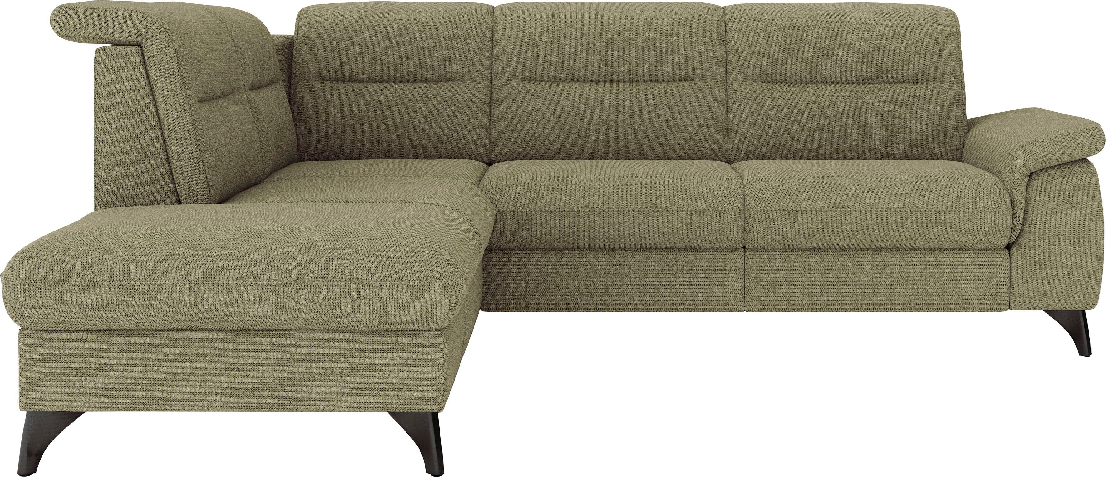 sit&more Hoekbank Astoria L-vorm naar keuze met motorische relaxfunctie