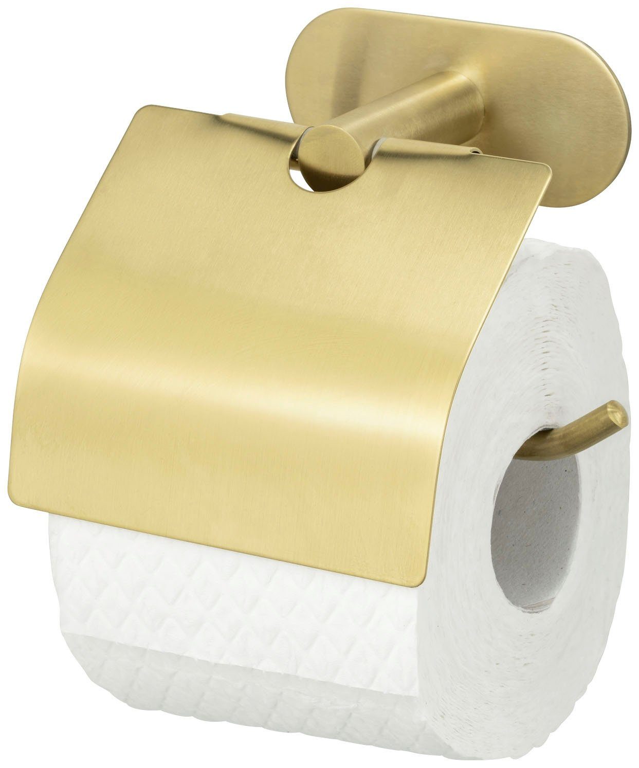 WENKO Toiletrolhouder Turbo-Loc® met deksel, bevestigen zonder boren